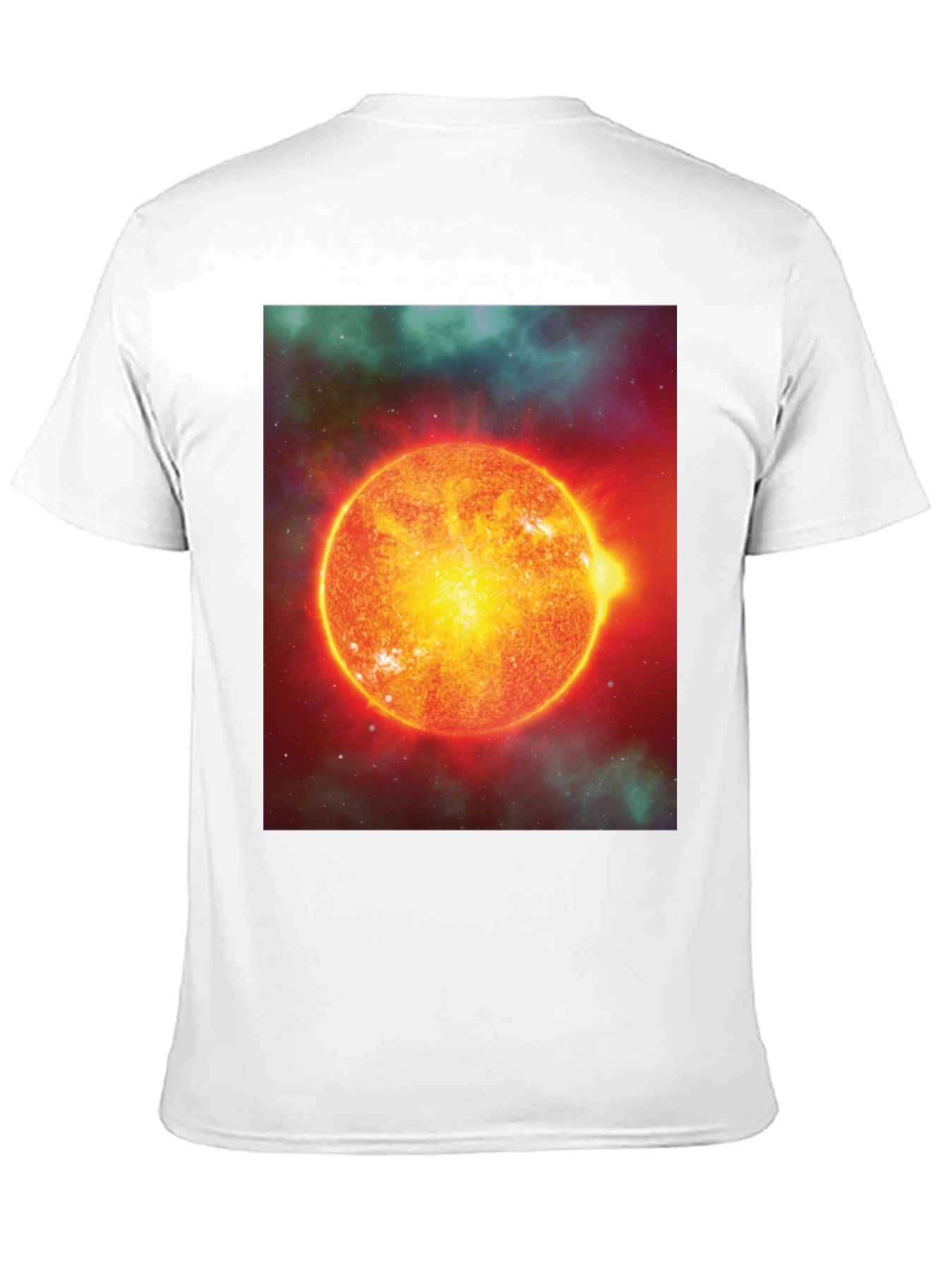 Black Solar System T-Shirt - Black Cotton Blend view 11