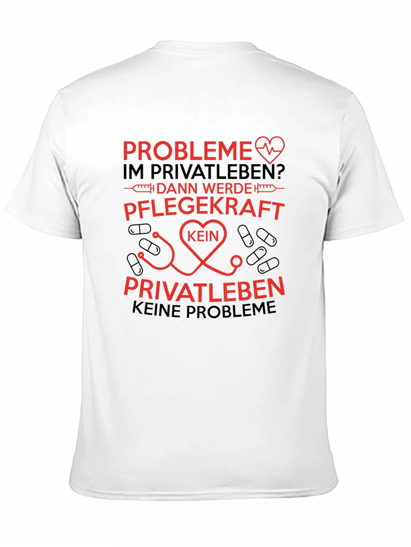 Black Probleme in Privatleben T-Shirt view 11
