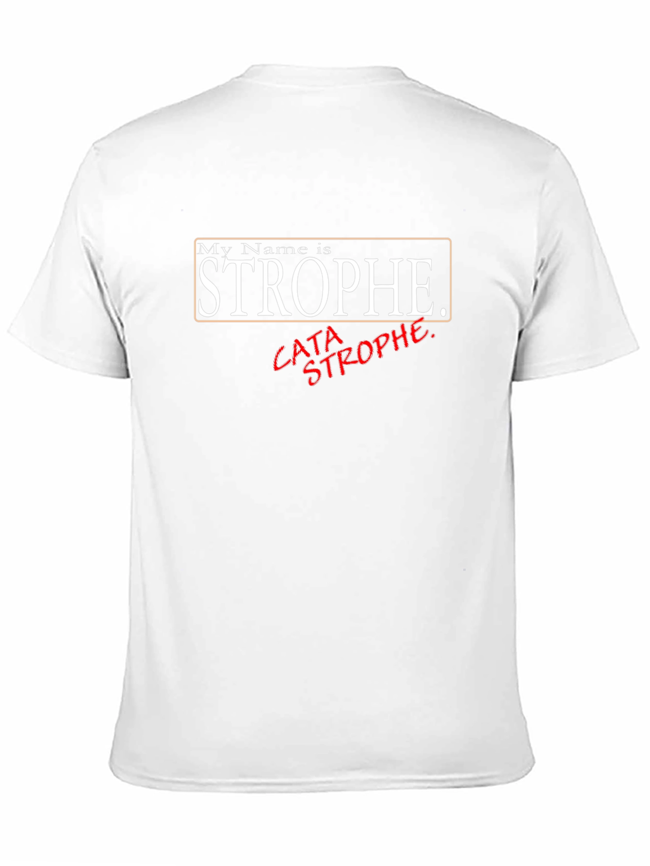 Black Strophe Catastrophe Graphic T-Shirt - My Name Is view 11