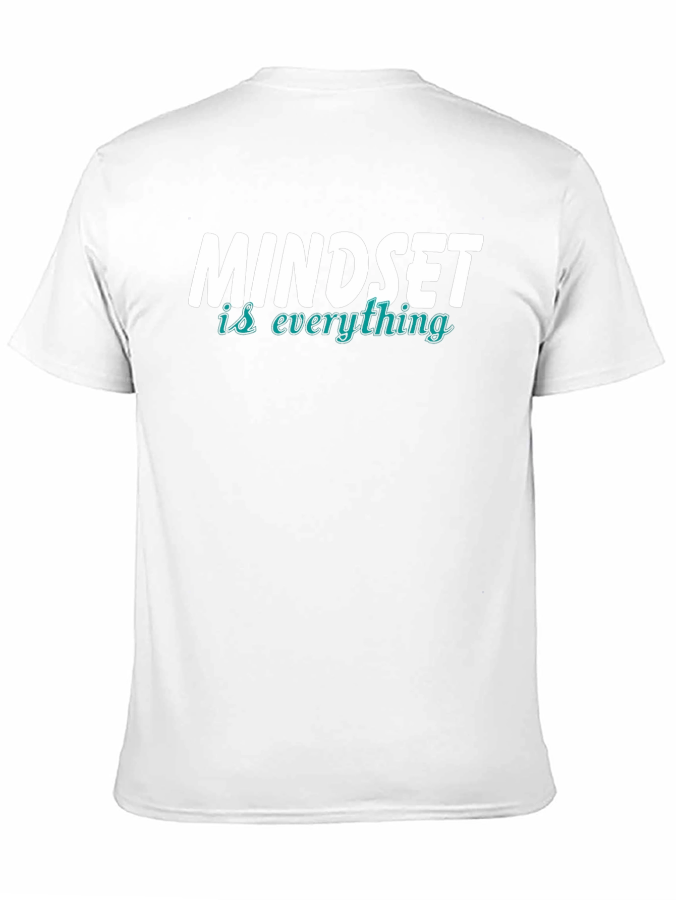 Black Mindset is Everything Men's Black T-Shirt view 11