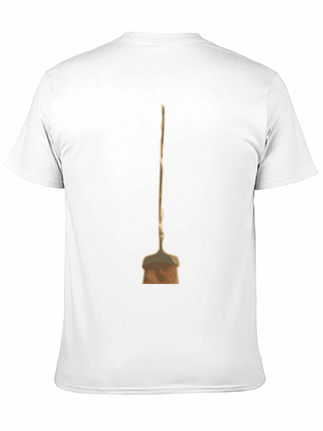 Black Abstract Modern Art Graphic Tee - Black view 11