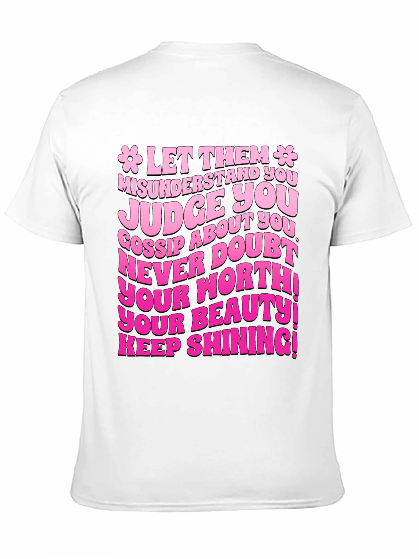 Black Let Them Misunderstand You Graphic T-Shirt view 11