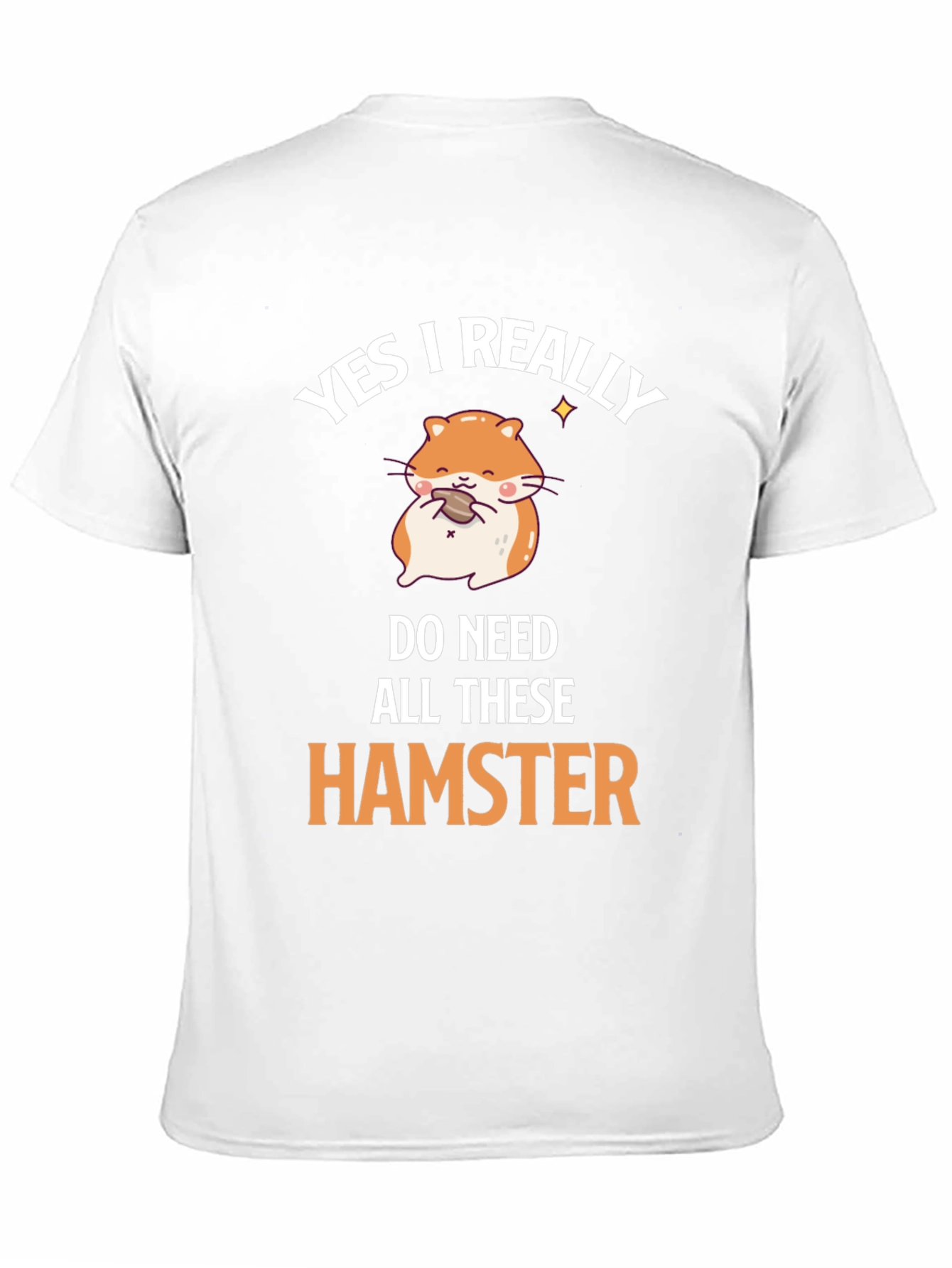 Black Funny Hamster T-Shirt - I Really Do Need All These Hamsters view 11
