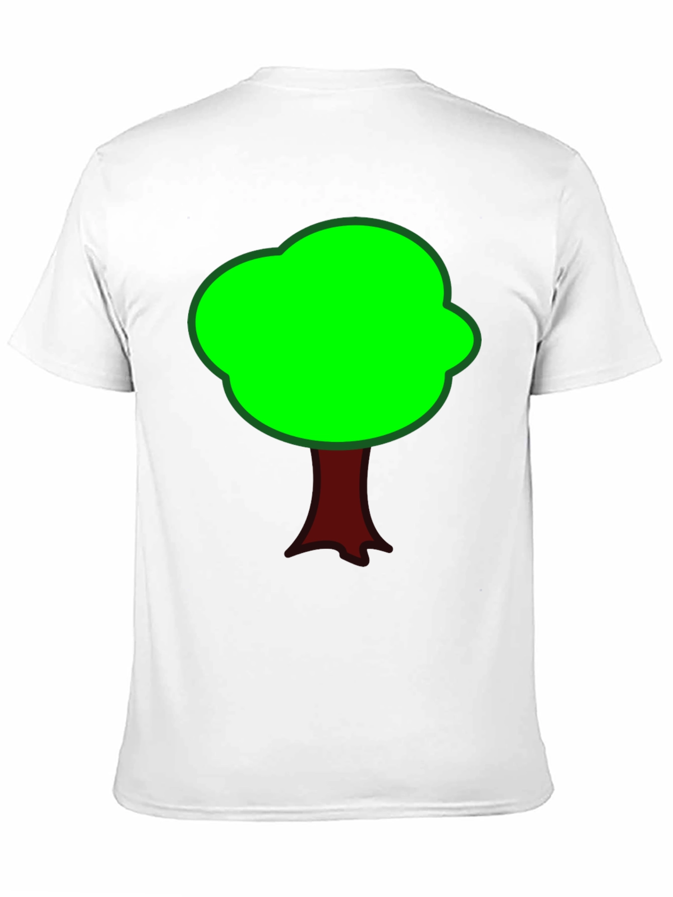 Black Fun Tree Graphic Tee - Black Cotton T-Shirt view 11