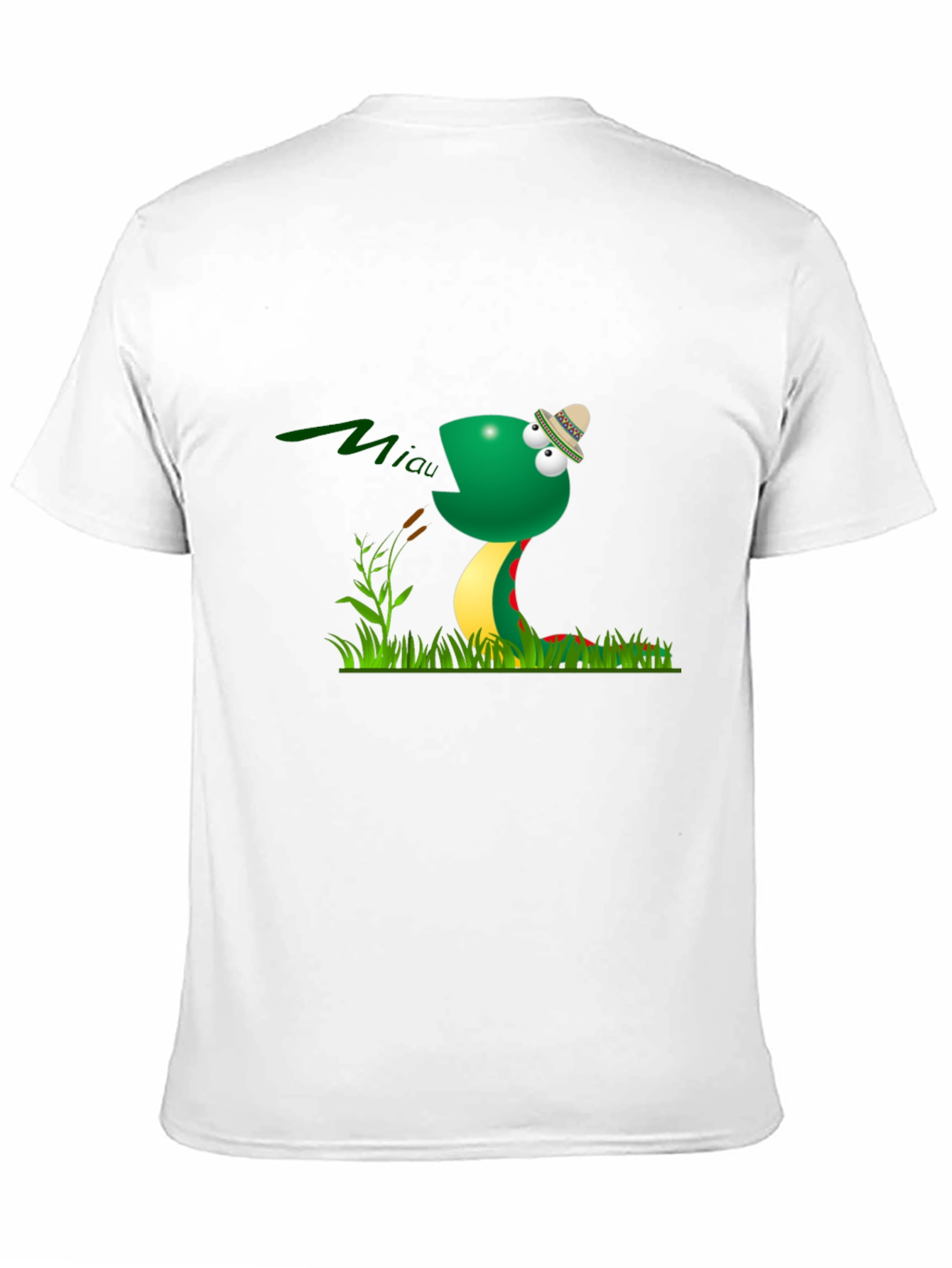 Black Cartoon Snake T-Shirt view 11