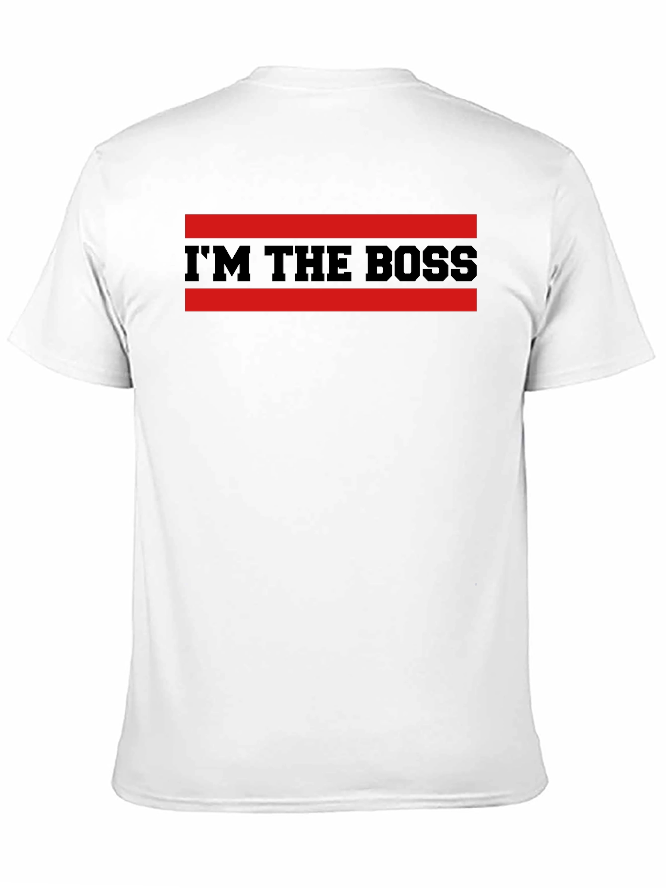 Black I'm The Boss Graphic T-Shirt - Bold Statement Tee view 11