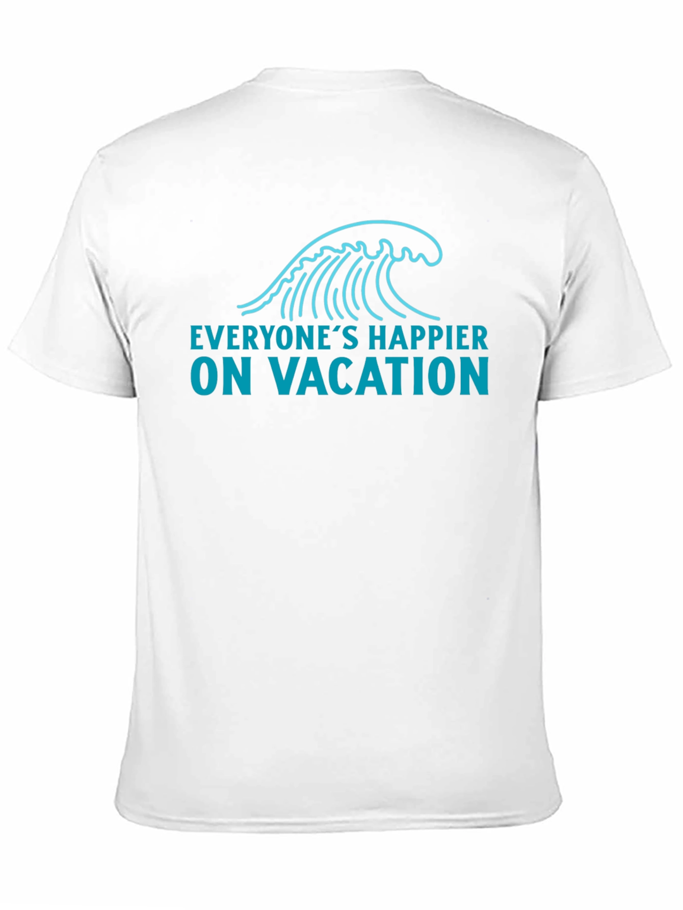 Black Vacation Wave Graphic Tee - Relaxed Fit view 11