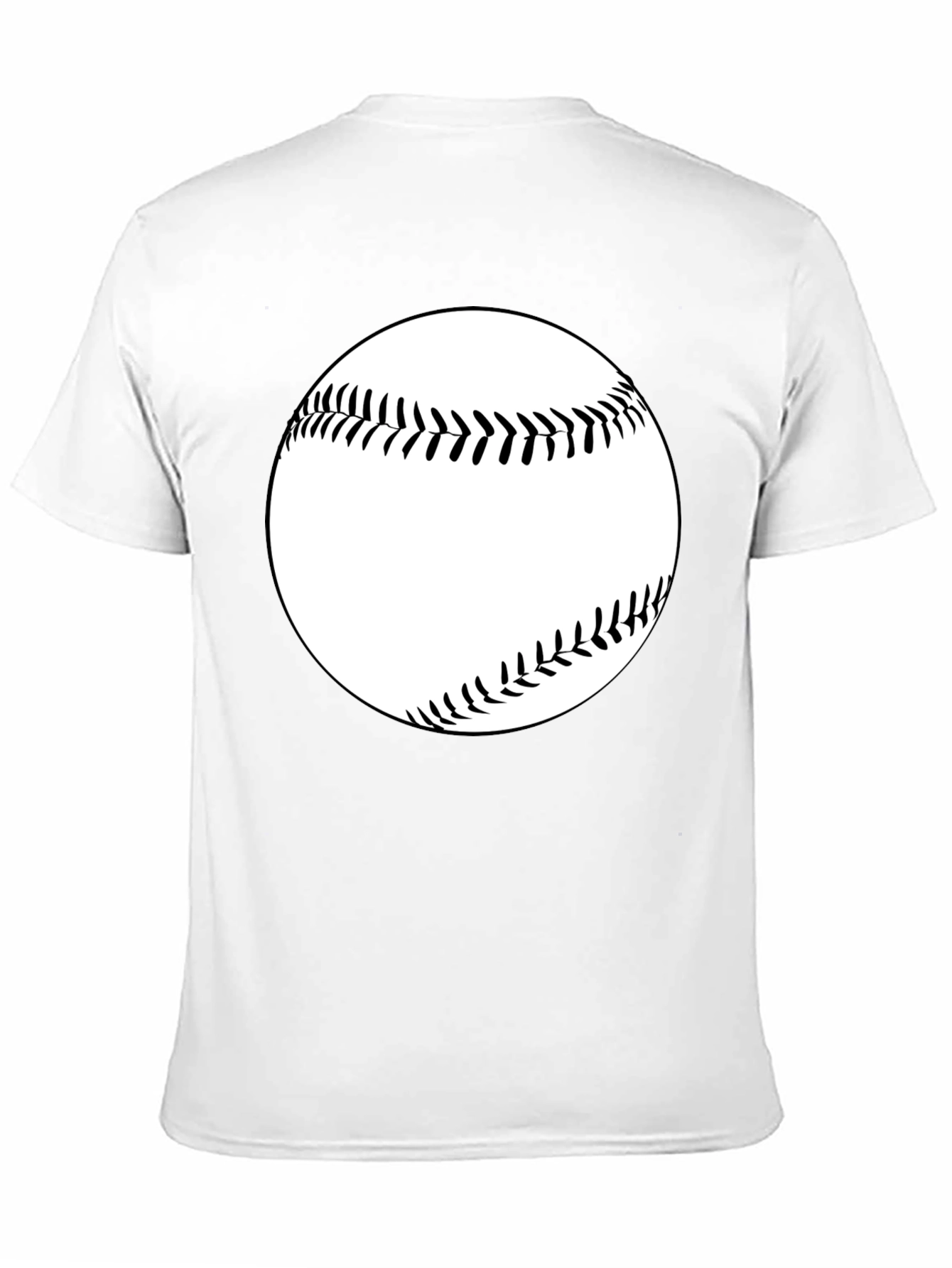 Black Baseball Graphic Tee - Classic Black T-Shirt view 11