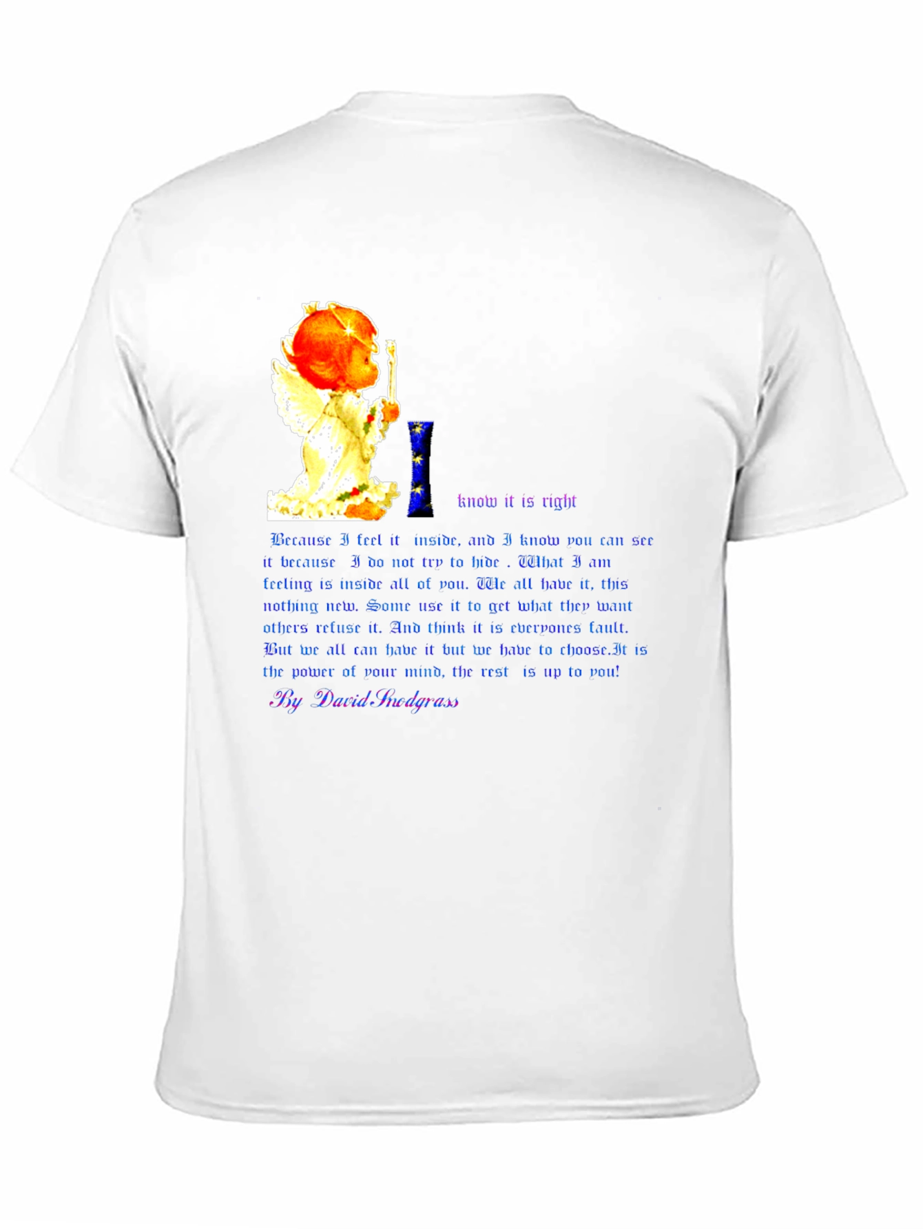 Black Angelic Inspiration T-Shirt view 11