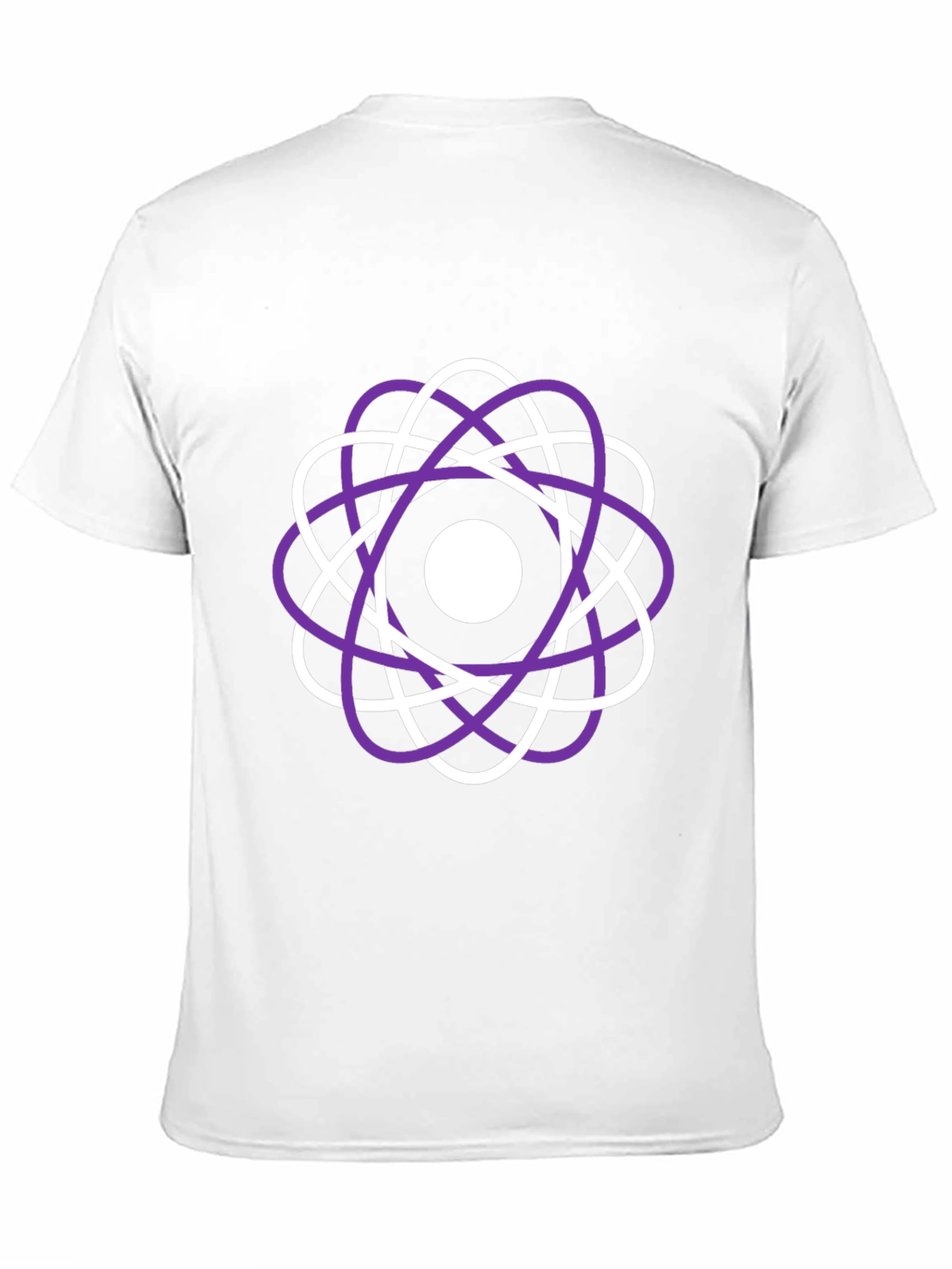 Black Atomic Orbit T-Shirt - Cool Graphic Tee view 11