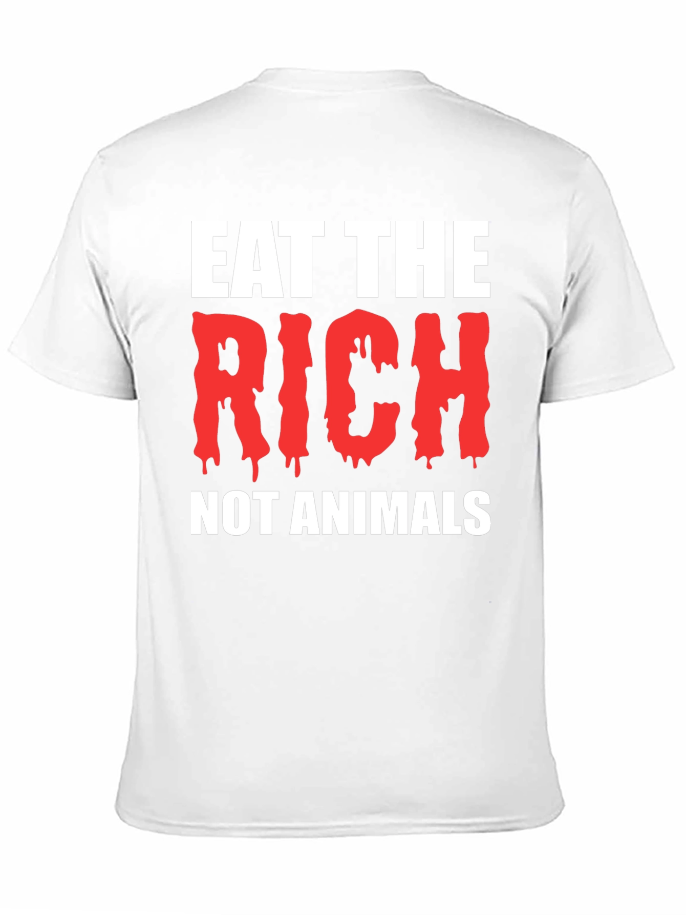 Black Eat The Rich Black T-Shirt view 11