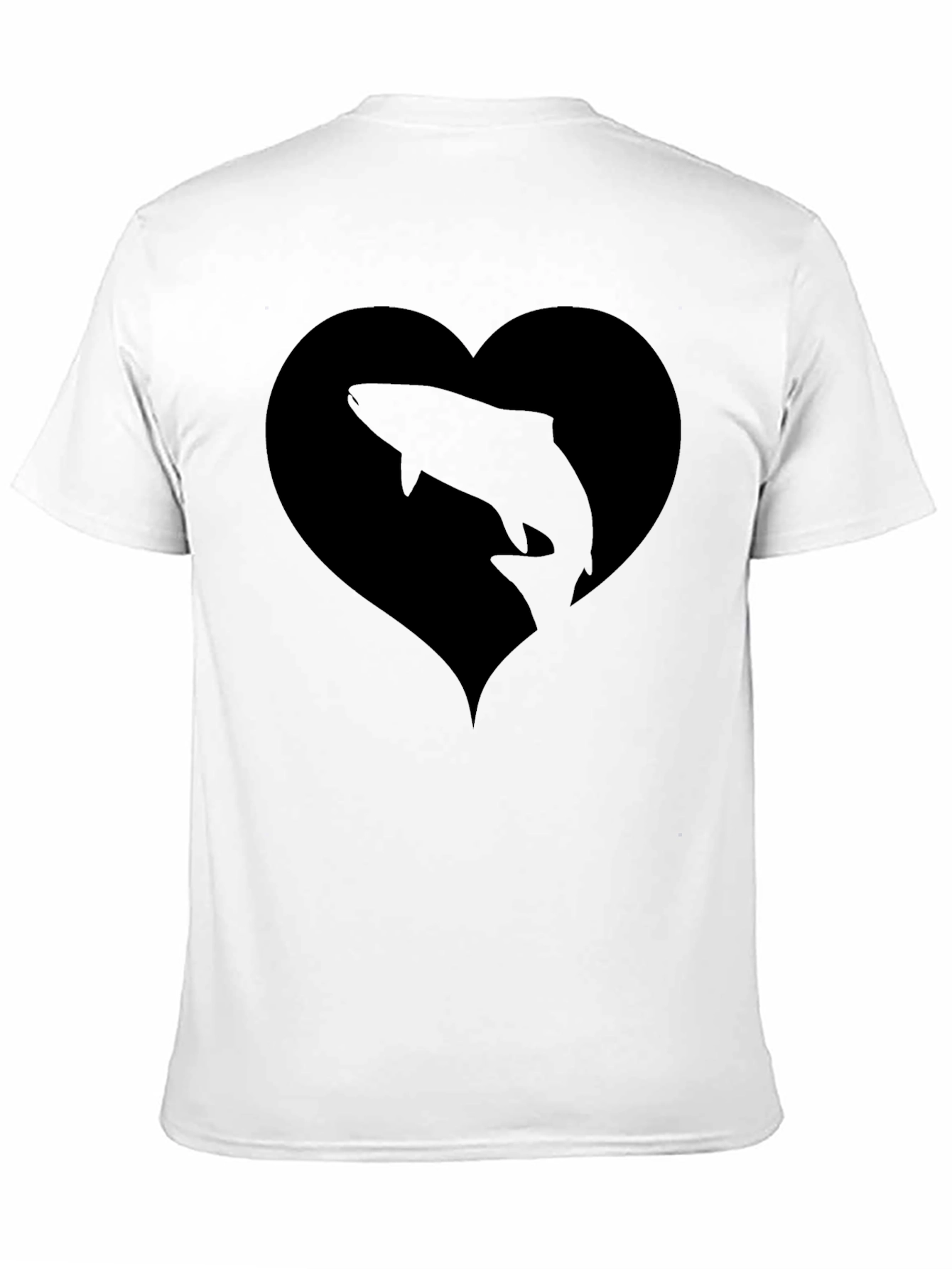 Black Fish Heart T-Shirt - 11