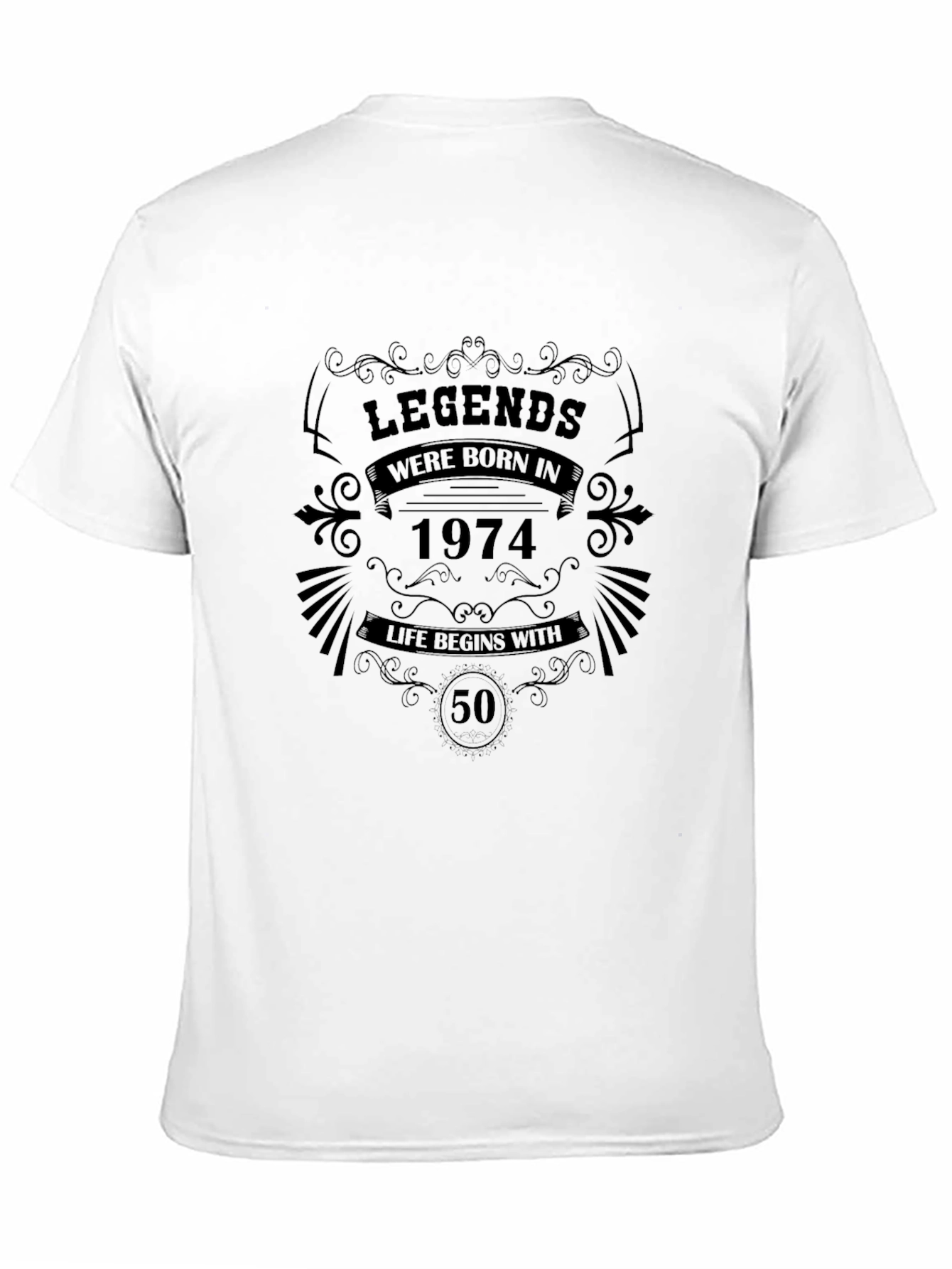 Legends Born In 1974 T-Shirt - 50th Birthday Gift - 11