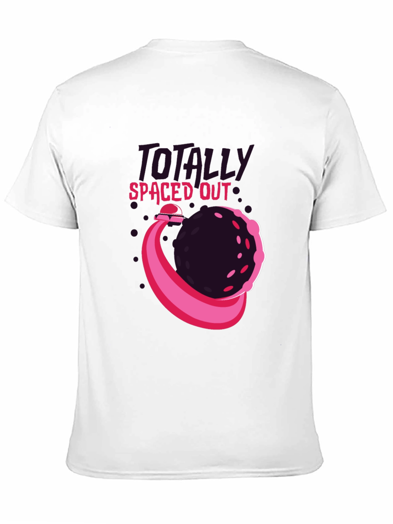 Black Totally Spaced Out T-Shirt - Unique Graphic Tee view 11