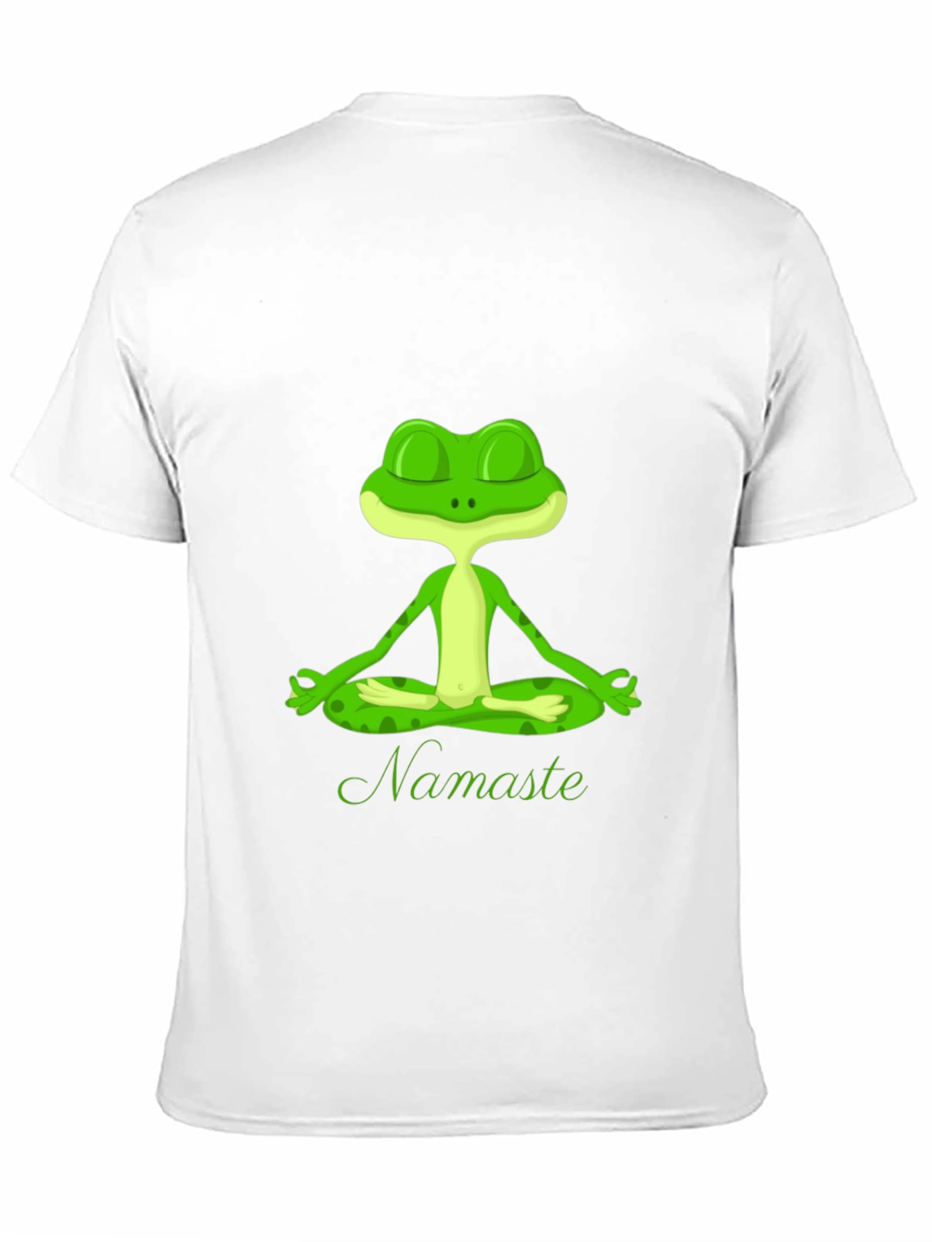 Meditating Frog Namaste Black T-Shirt - Zen Style - 11