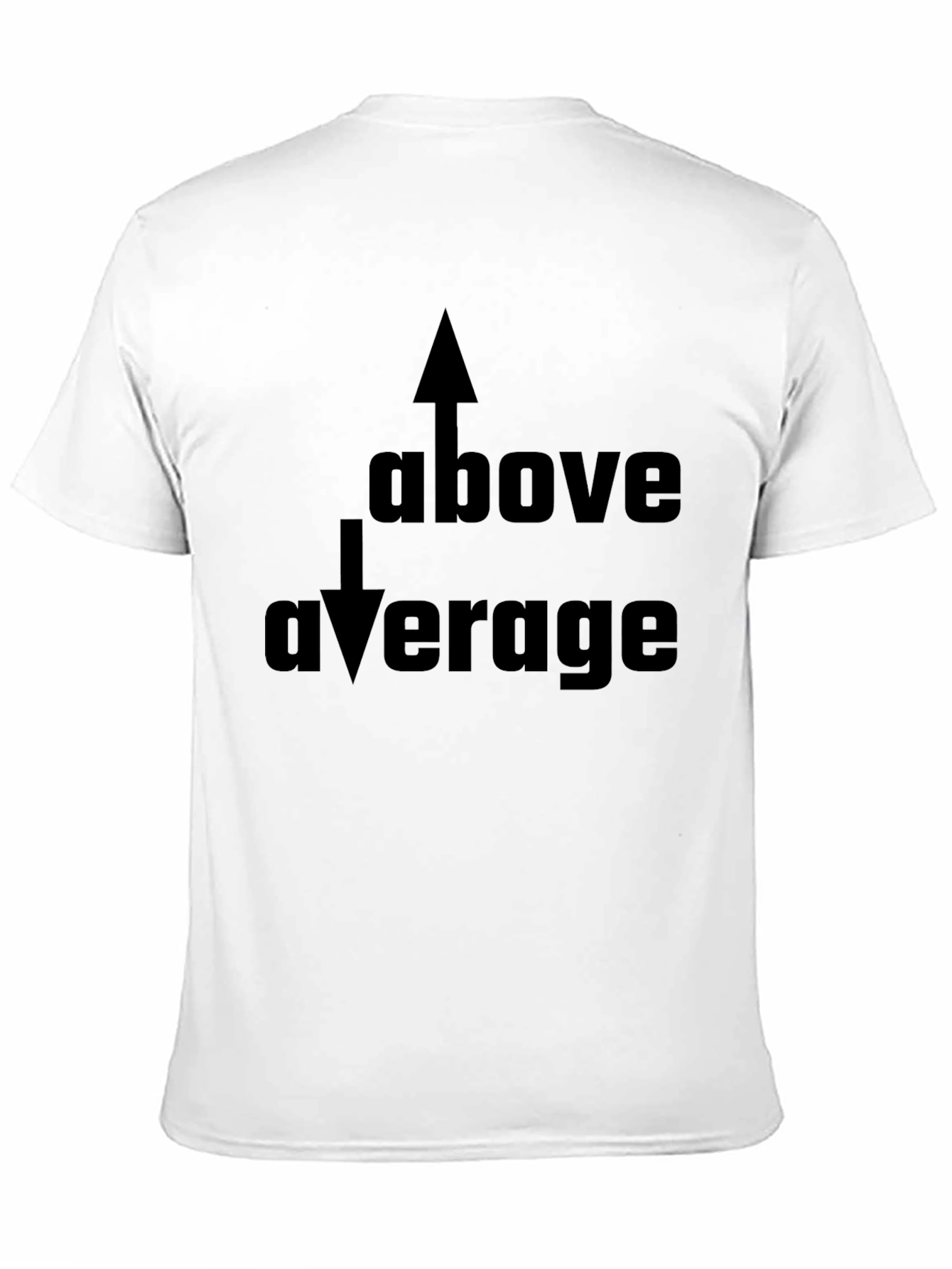 Black Above Average Graphic Tee - Black Casual Shirt view 11