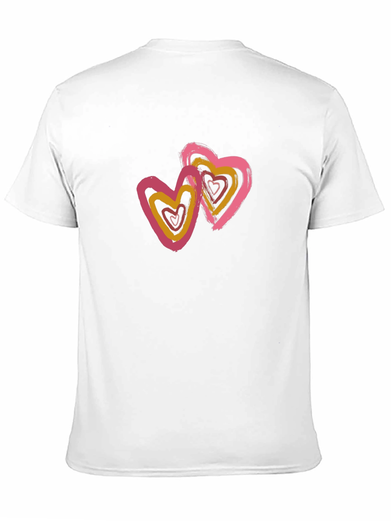 Black Black T-Shirt with Heart Graphic view 11