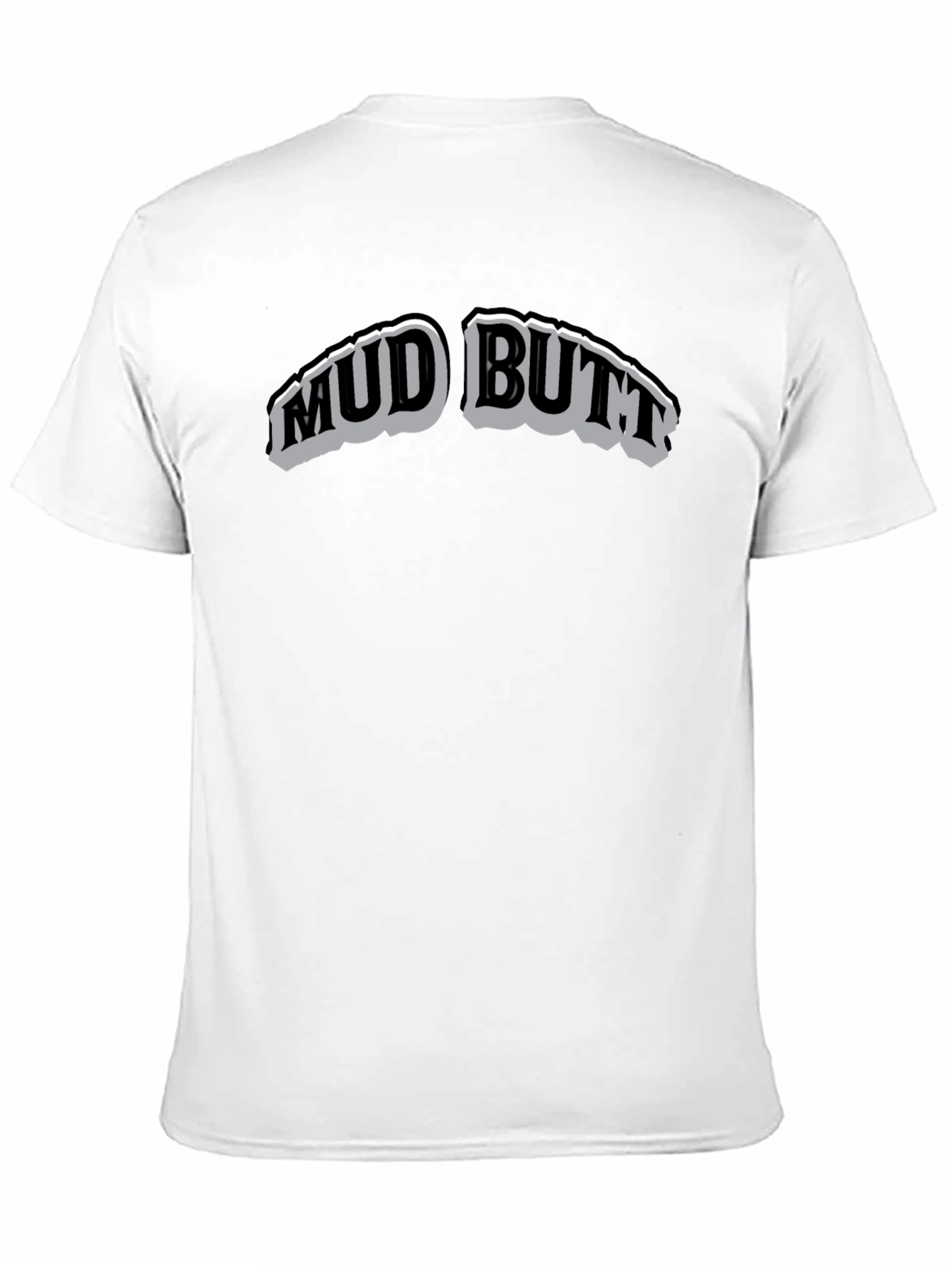 Black Mud Butt Graphic T-Shirt - Crew Neck view 11