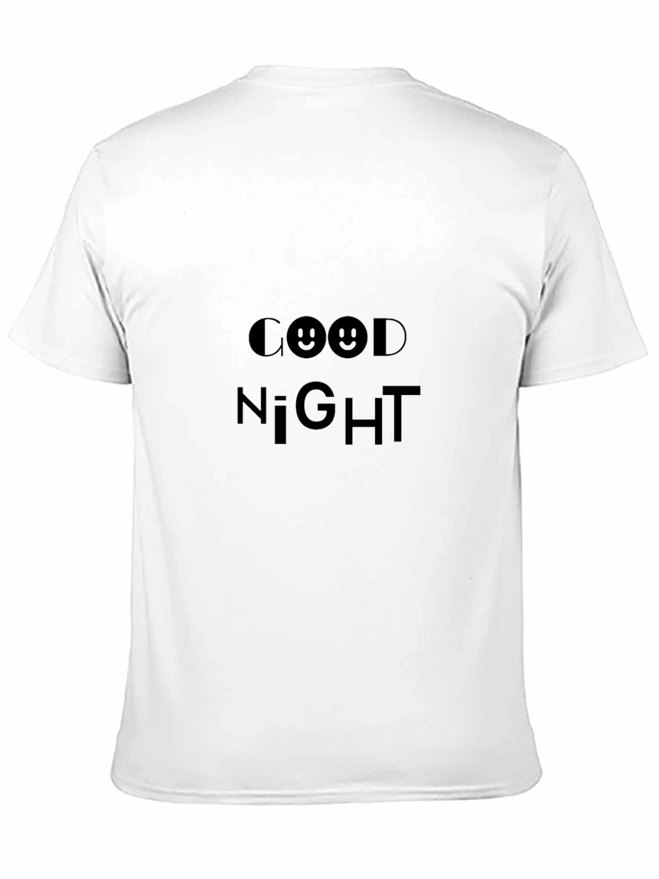 Black Good Night Black T-Shirt - Soft Cotton Blend, Stylish Design view 11