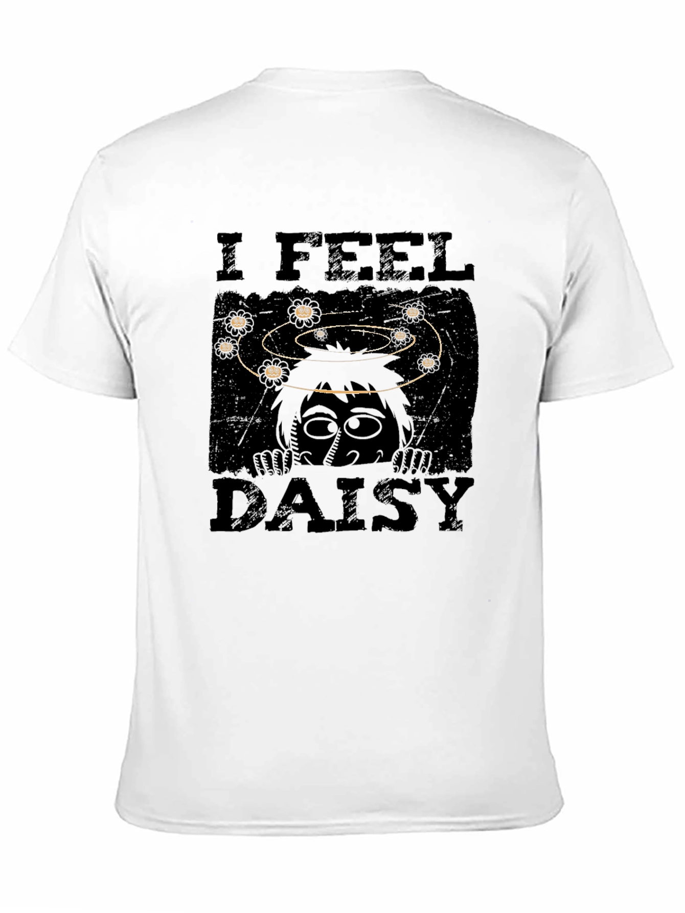 Black I Feel Daisy Graphic T-Shirt - Black view 11