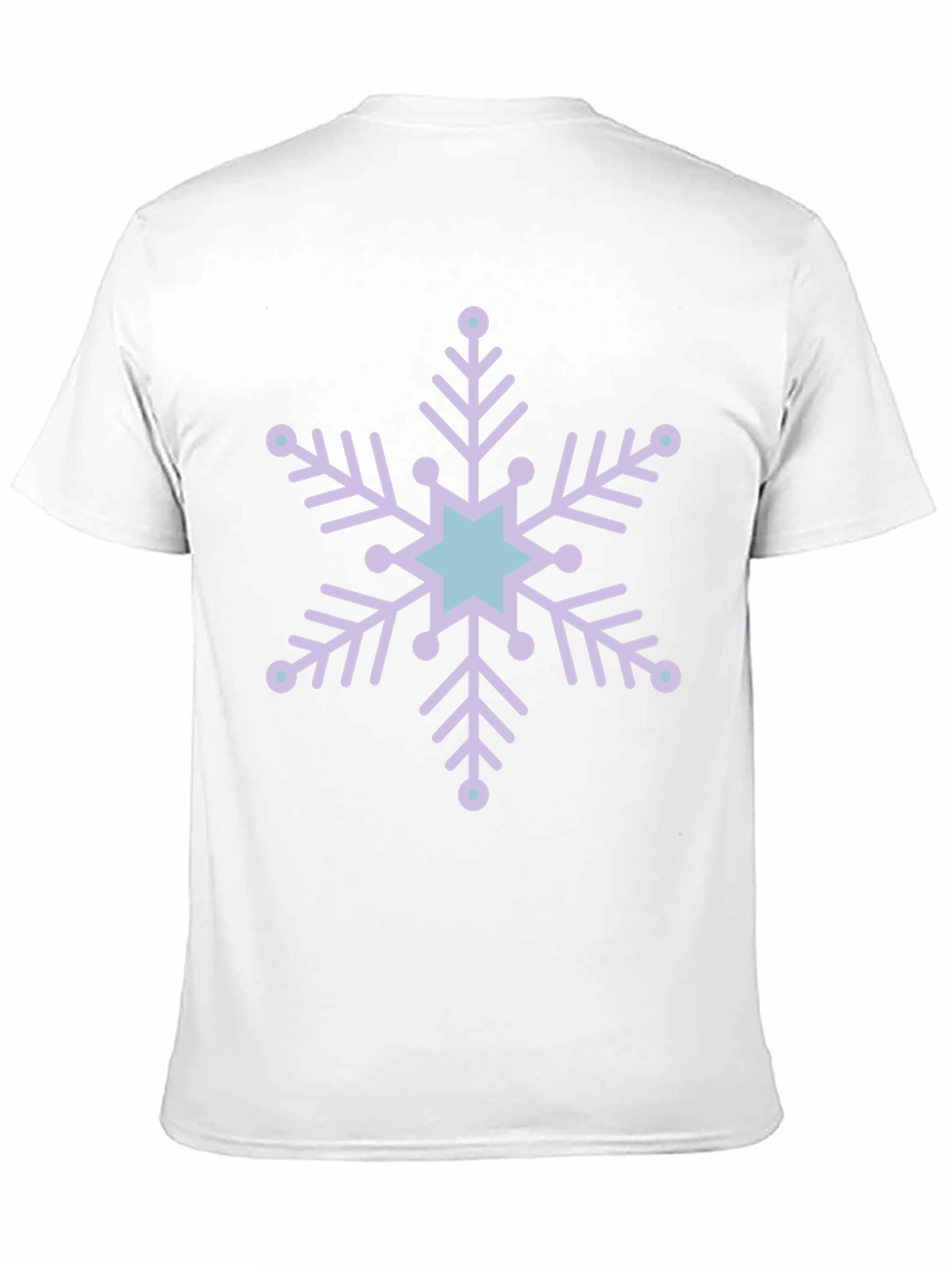 Black Snowflake Graphic Tee - Winter Holiday Style view 11