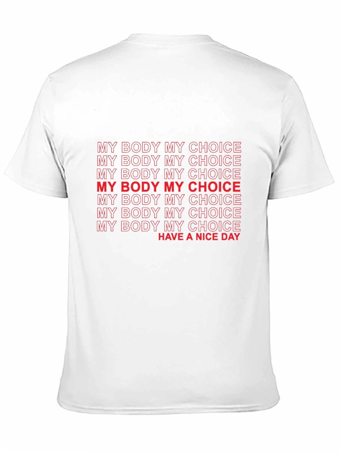 Black My Body My Choice Graphic Tee - Pro Choice Advocacy view 11