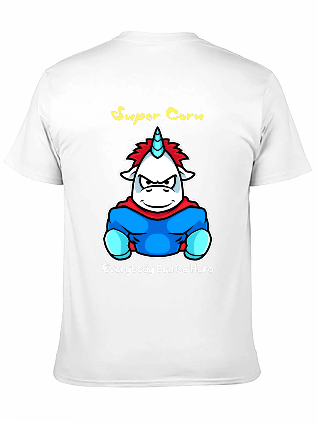 Black Super Corn Hero Graphic T-Shirt - Black view 11