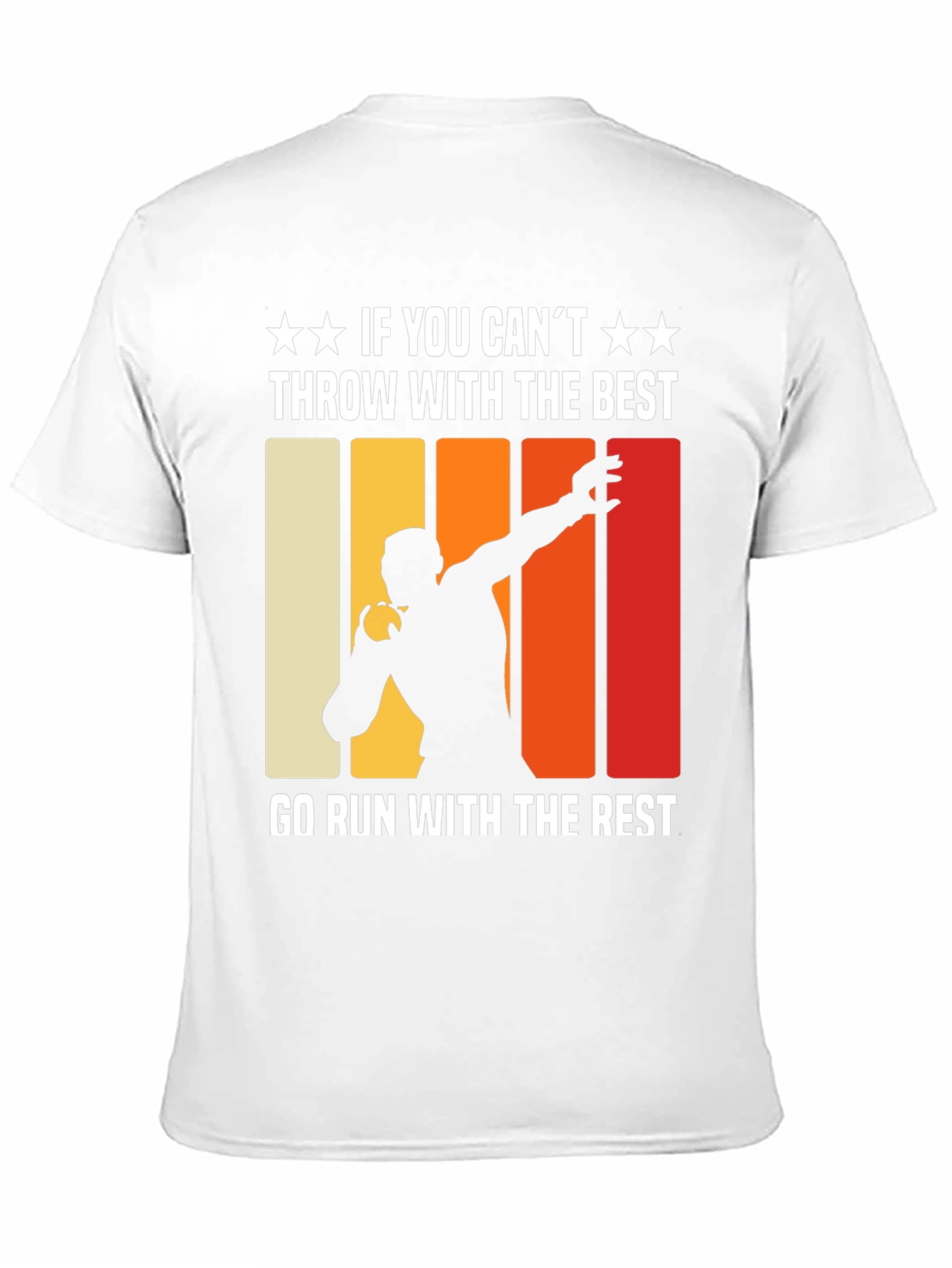 Black Shot Put Thrower T-Shirt: If You Can't Throw With the Best view 11