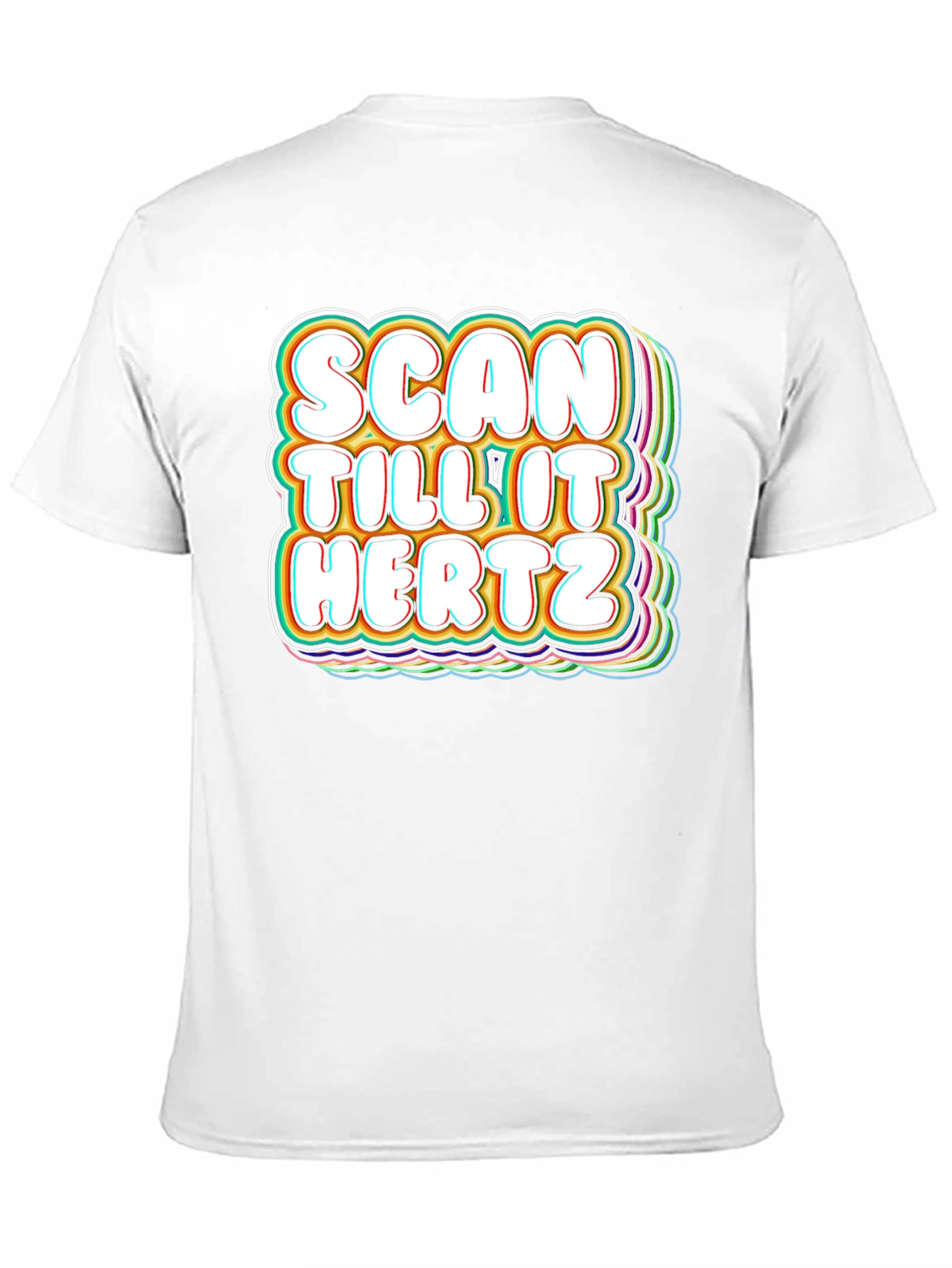 Black Scan Till It Hertz T-Shirt Funny Groovy Graphic Tee view 11