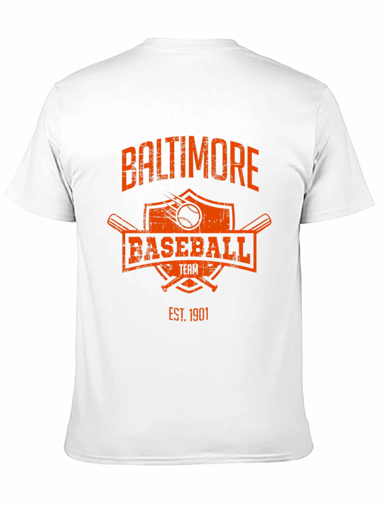 Baltimore Baseball Team T-Shirt - Est. 1901 - Black - 11