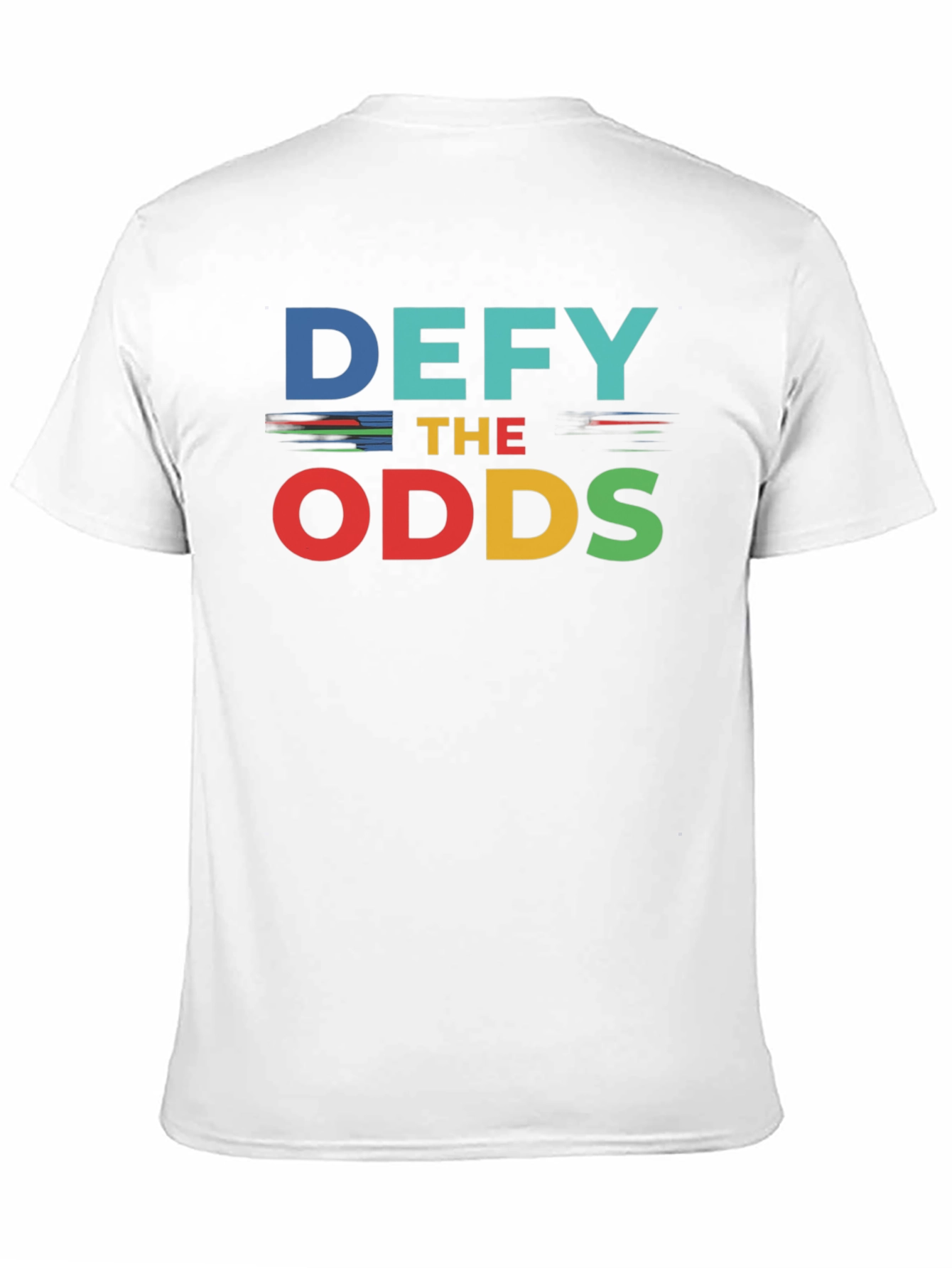 Black Defy the Odds Graphic Tee - Motivational Shirt view 11