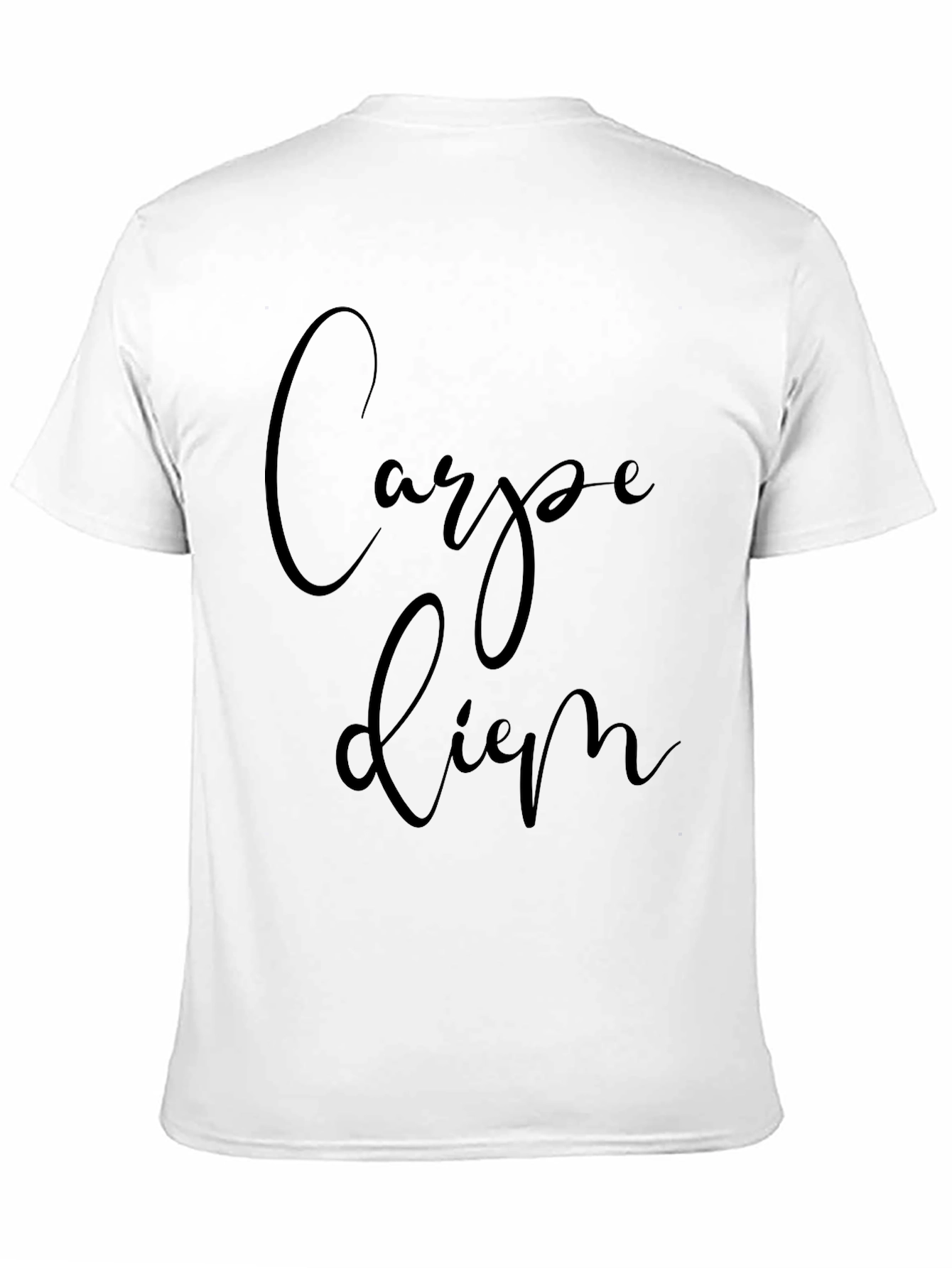 Black Carpe Diem Black T-Shirt - Seize the Day! view 11