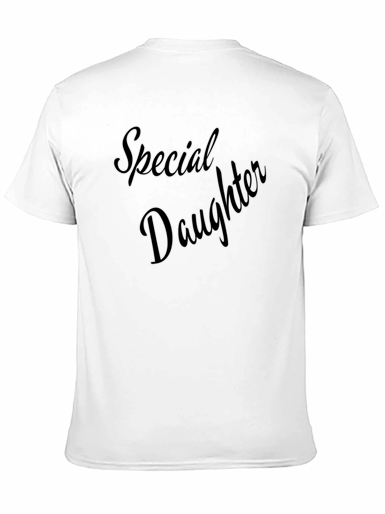 Black Special Daughter Graphic Tee - Black Casual T-Shirt view 11