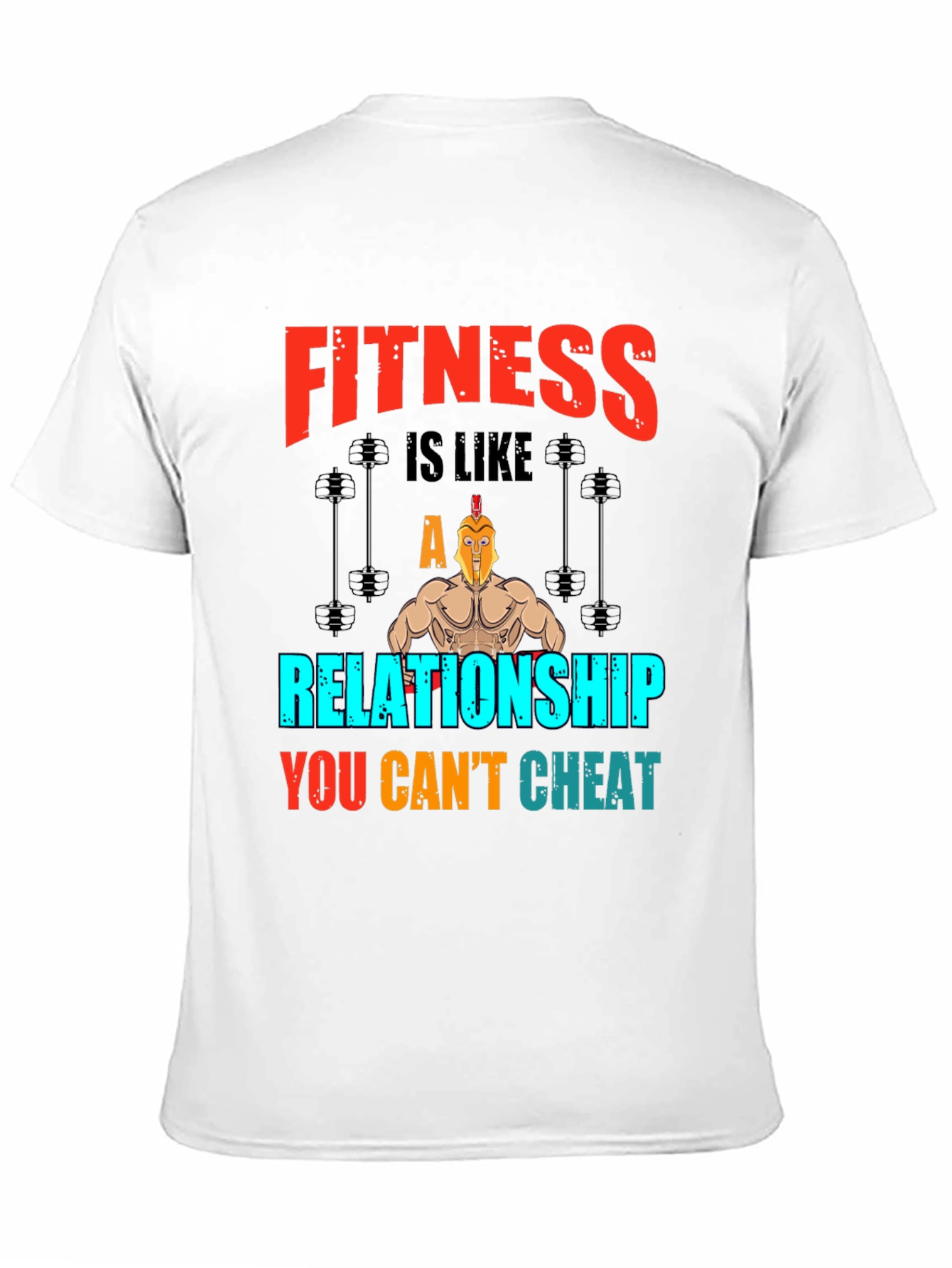 Black Fitness Relationship Graphic Tee view 11