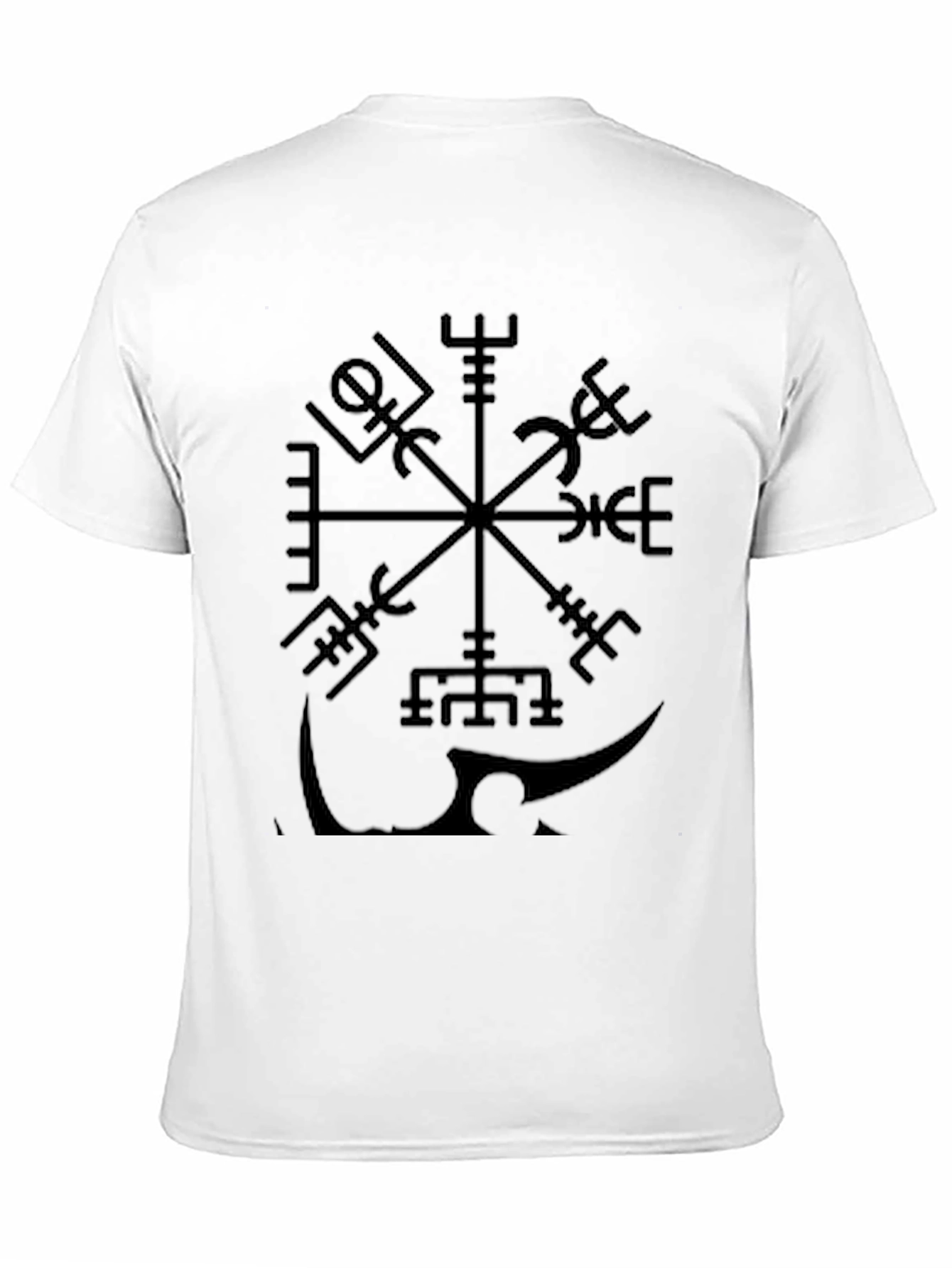 Vegvisir Compass Black T-Shirt - 11