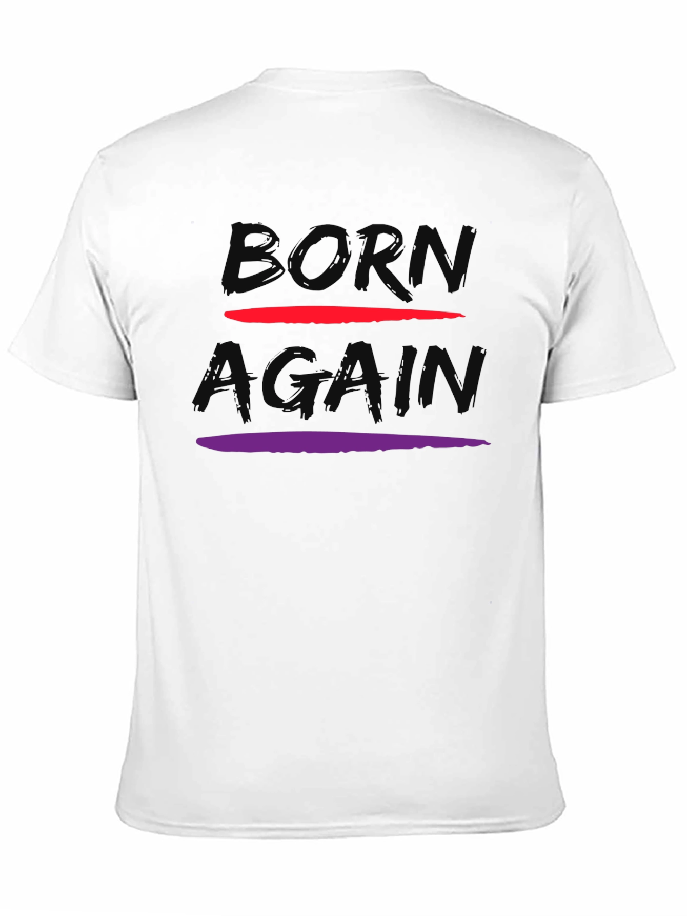 Black Born Again Graphic Tee - Stylish Cotton Blend view 11
