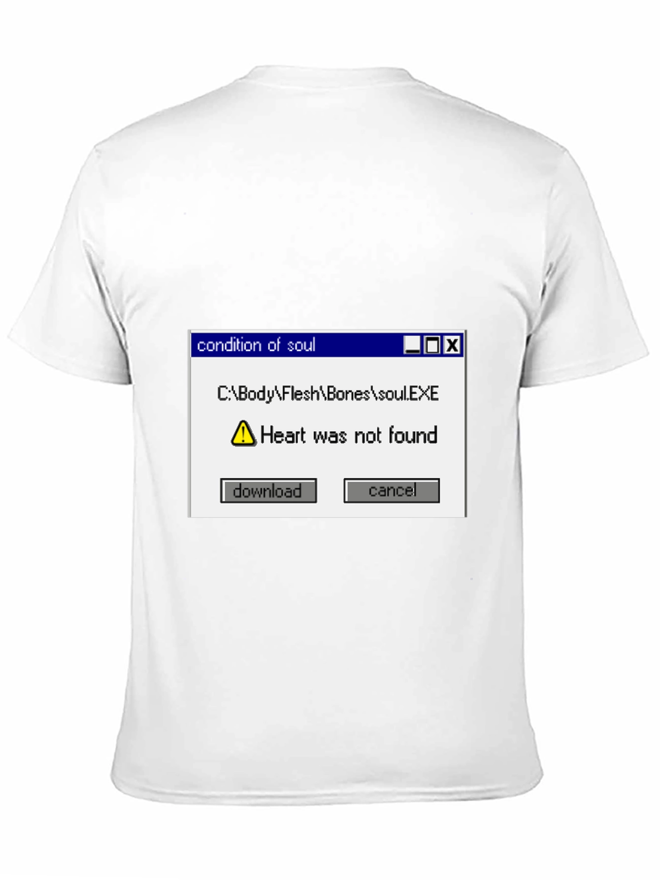 Black Condition of Soul T-Shirt - Heart Not Found view 11