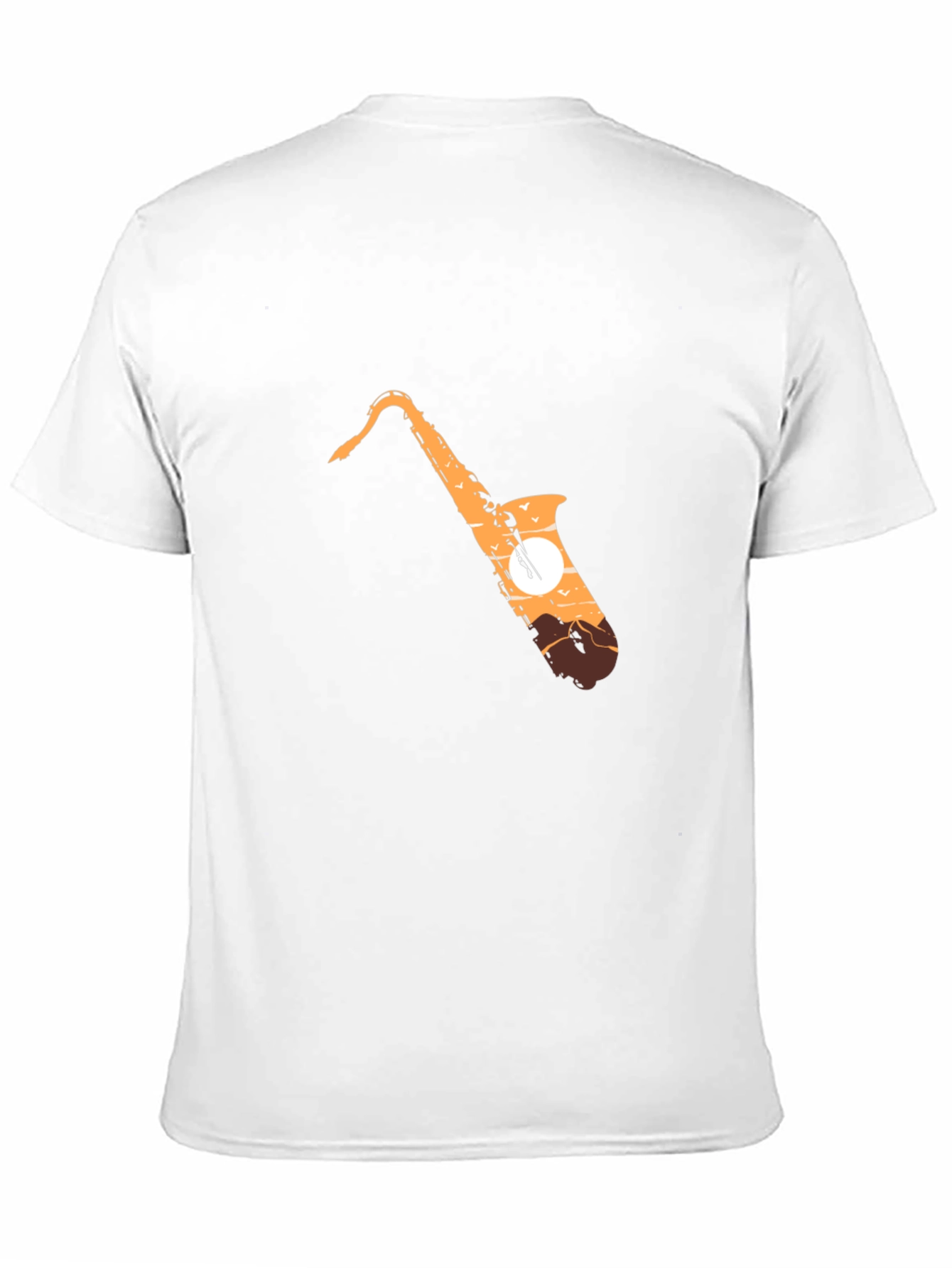 Black Saxophone Sunset Graphic T-Shirt - Stylish Music Lover Tee view 11