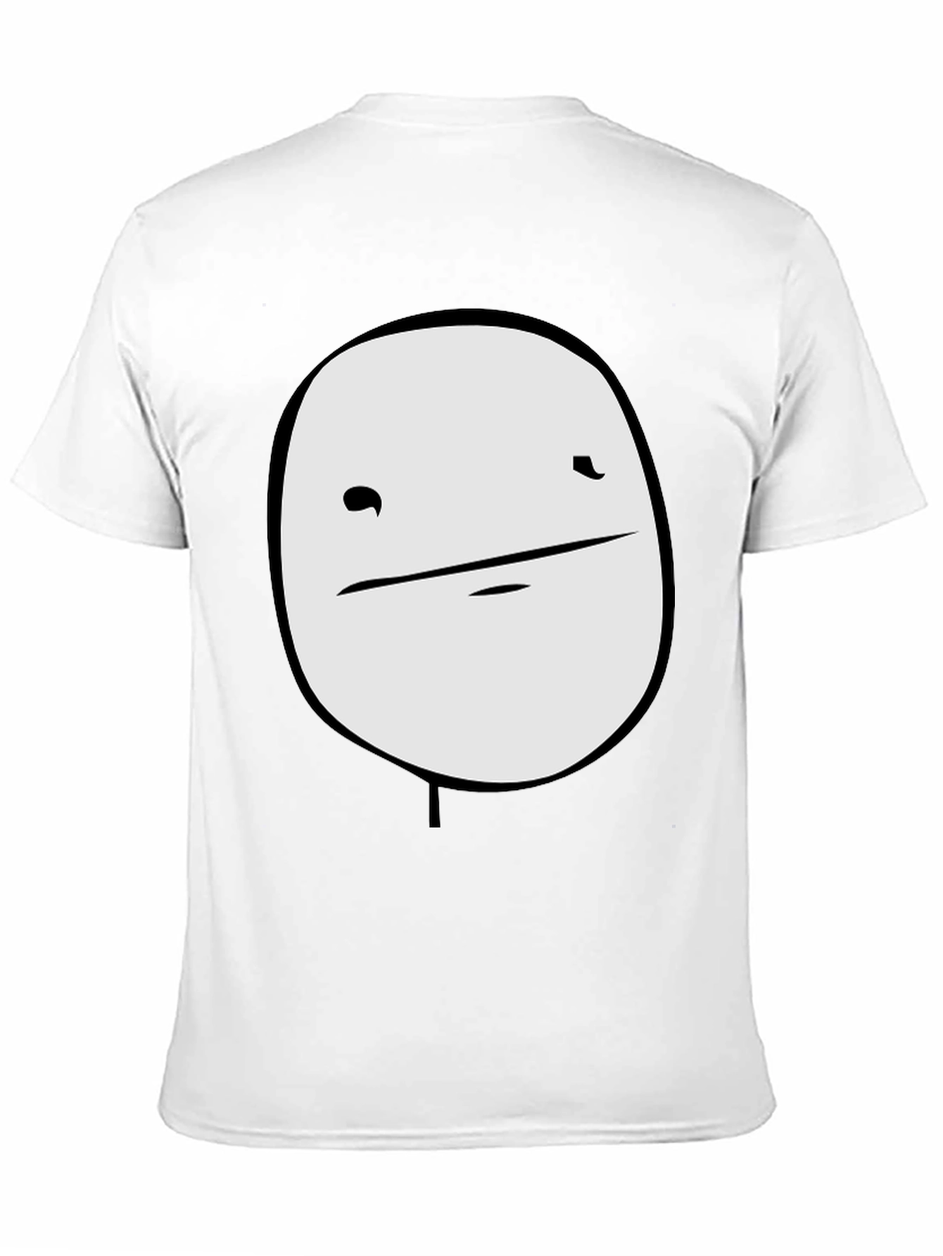 Black Men's Black Graphic T-Shirt - Meme Face Design view 11