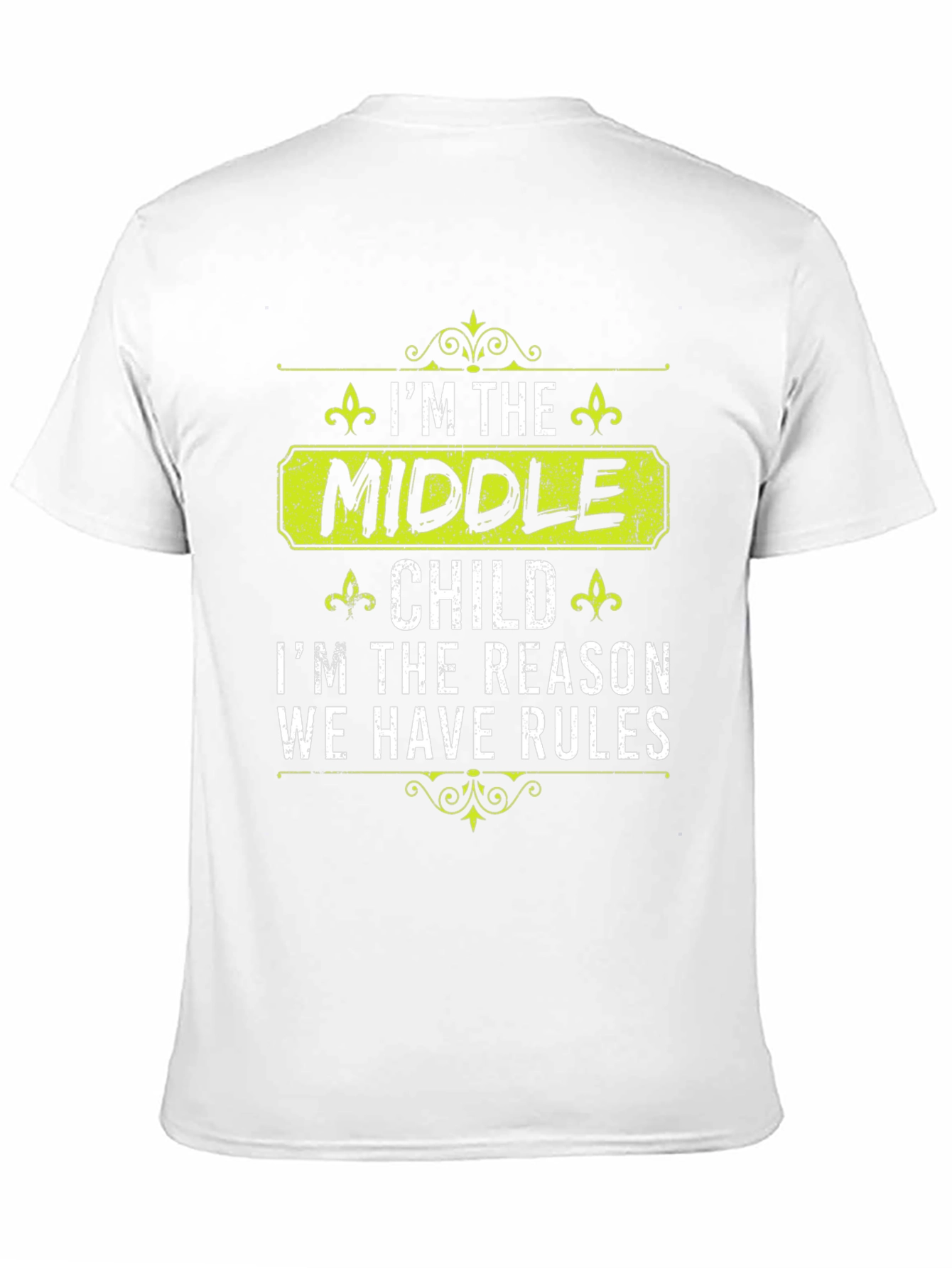 Black Middle Child T-Shirt - Reason for the Rules Tee view 11