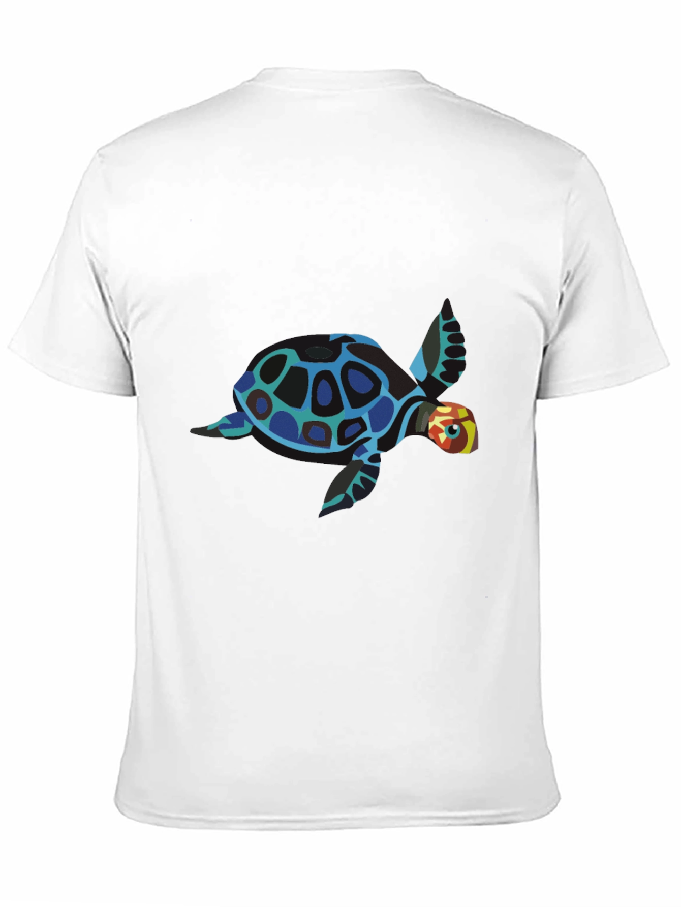 Black Sea Turtle Graphic Tee - Black view 11