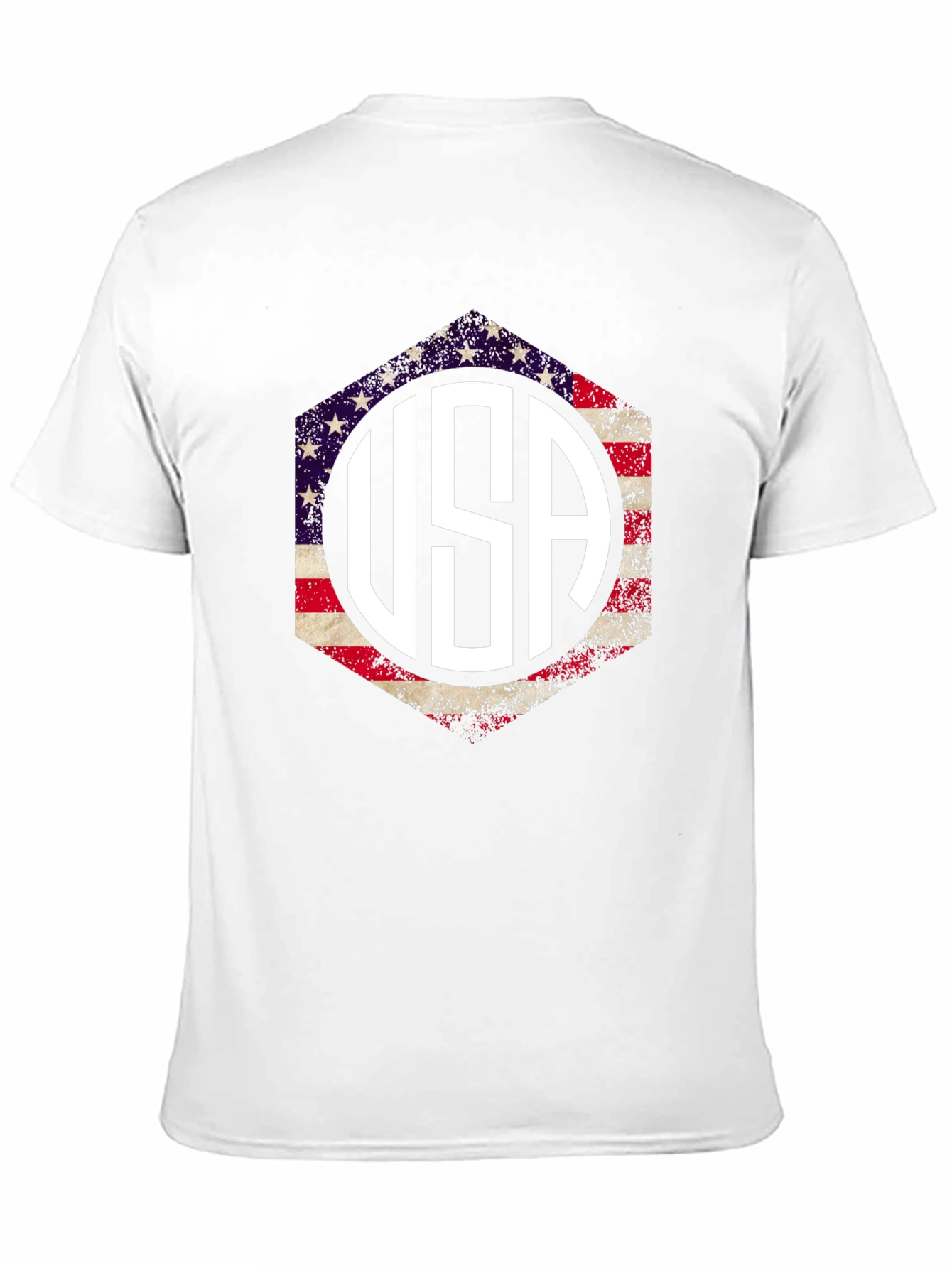 USA Patriotic T-Shirt, American Flag Graphic Tee - 11