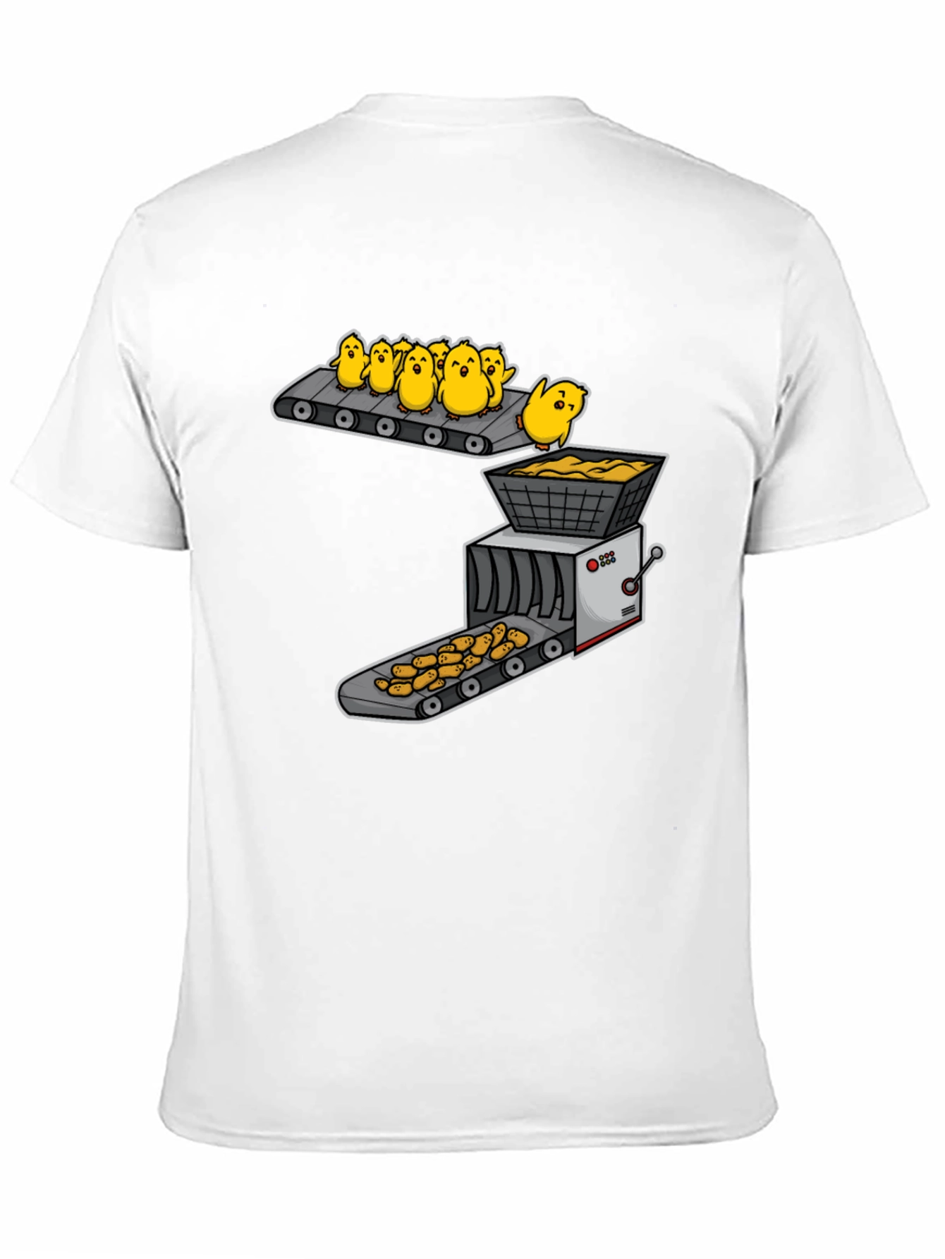 Black Chicken Nugget T-Shirt view 11