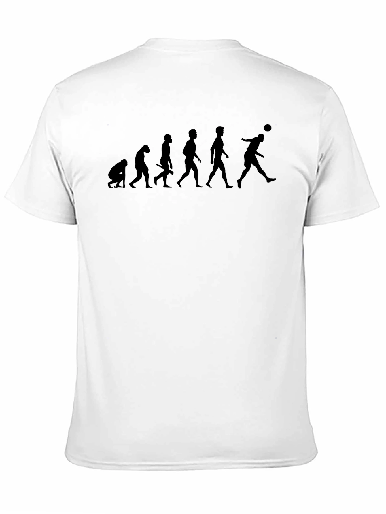 Black Evolution of Soccer T-Shirt - Black, Funny, Unique view 11
