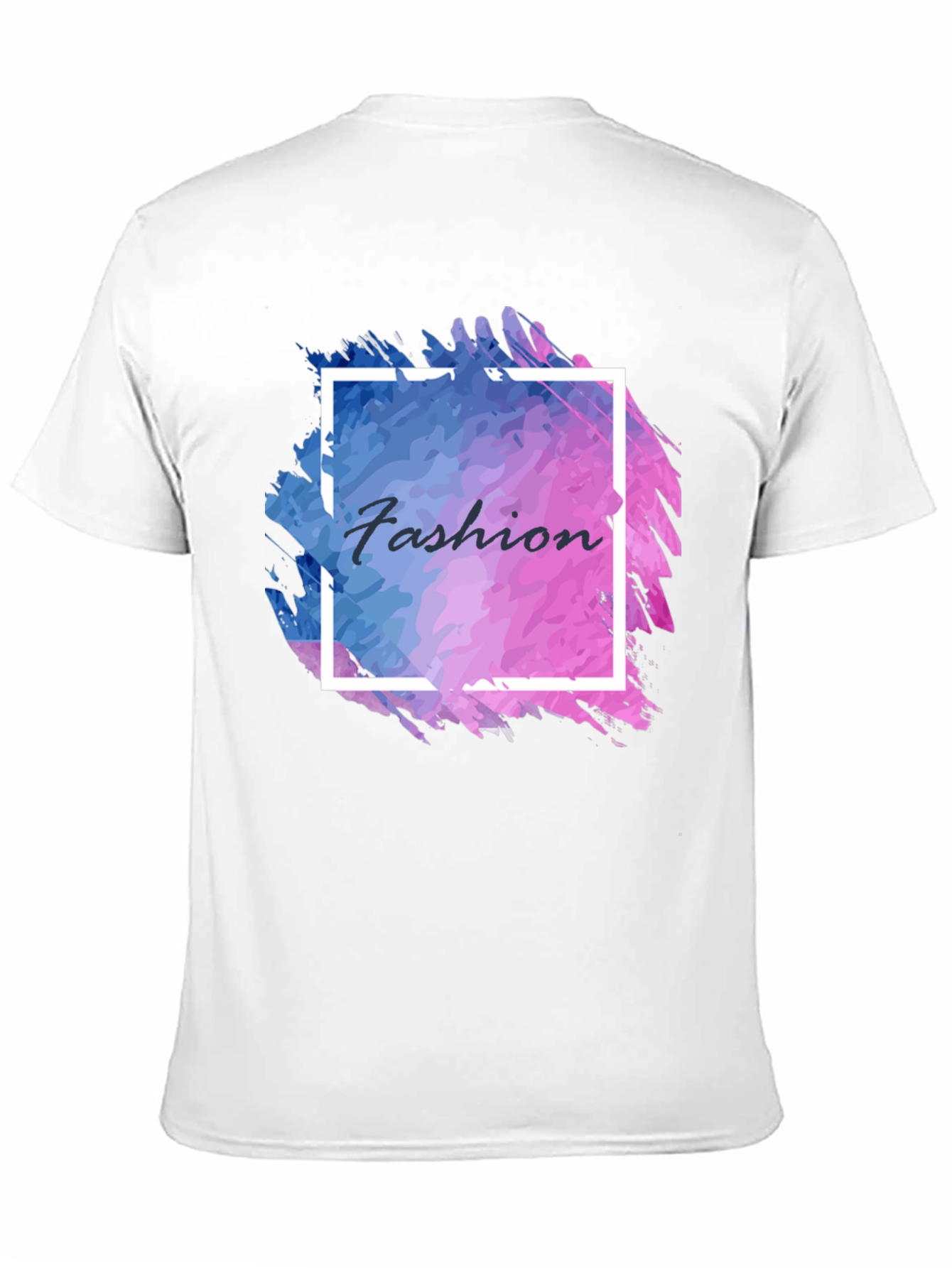 Black Fashion Graphic Tee - Stylish Unisex Crew Neck T-Shirt view 11