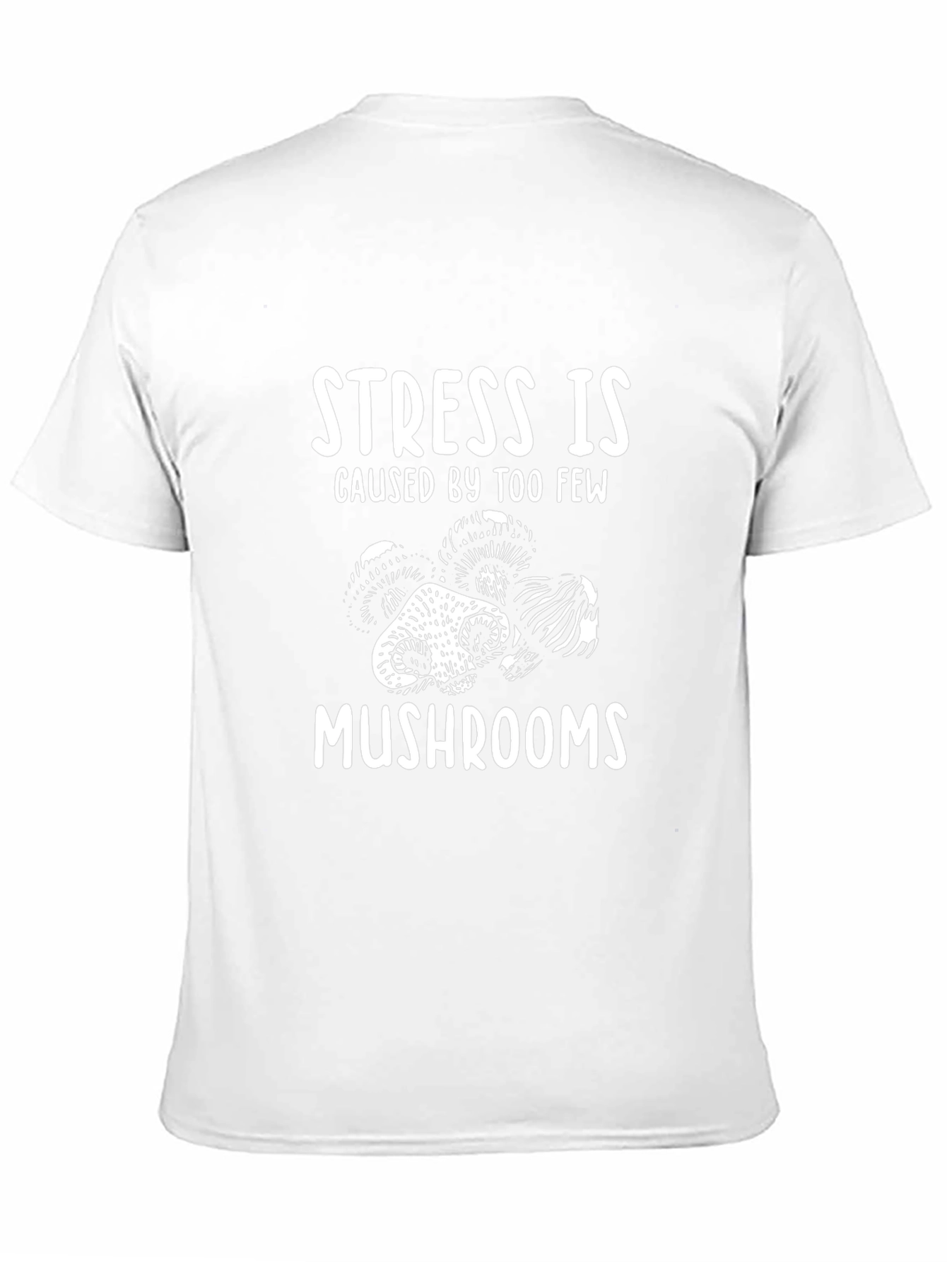 Black Stress Mushroom Graphic T-Shirt view 11