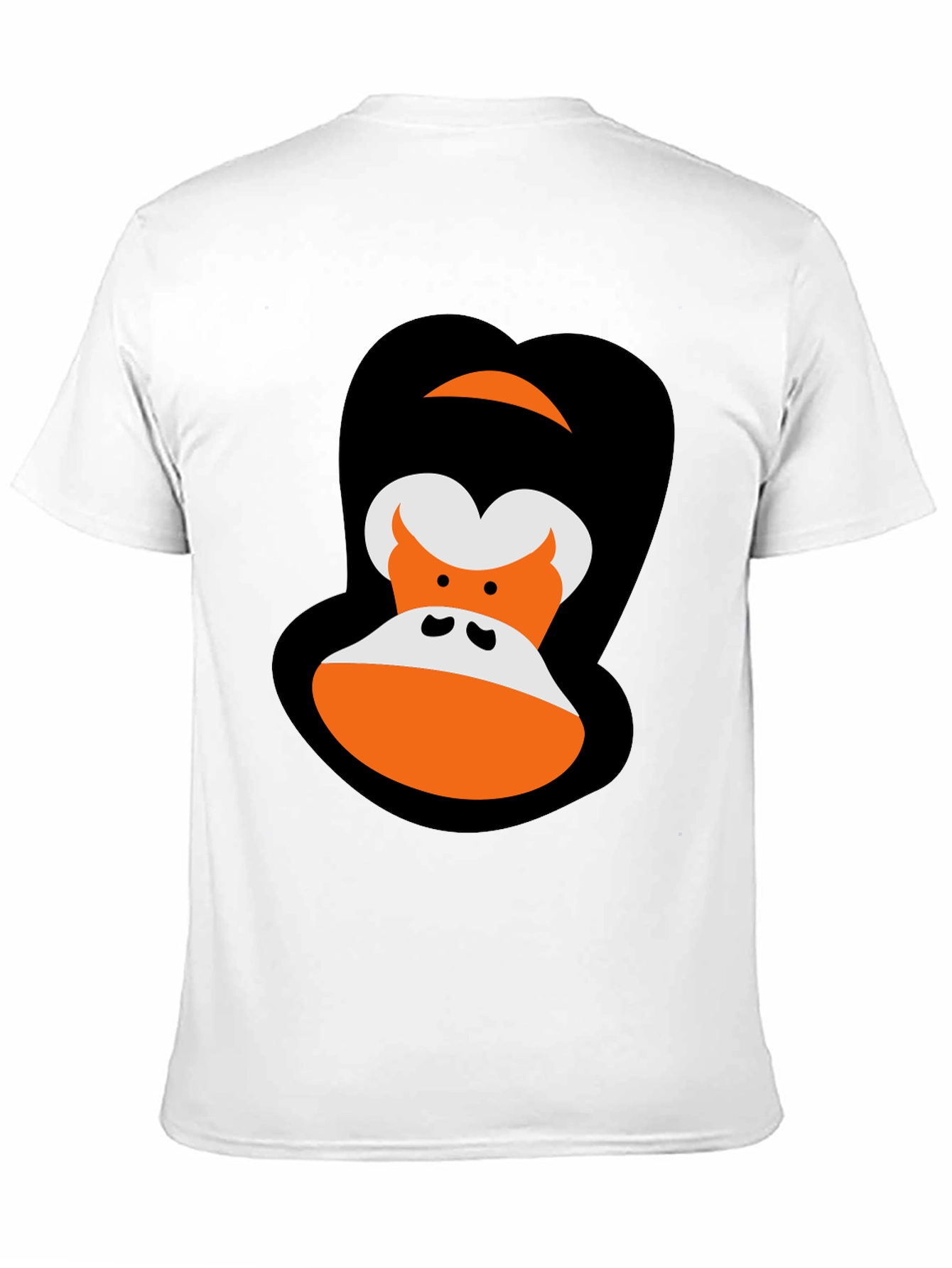 Black Cartoon Gorilla Graphic Tee - Black view 11