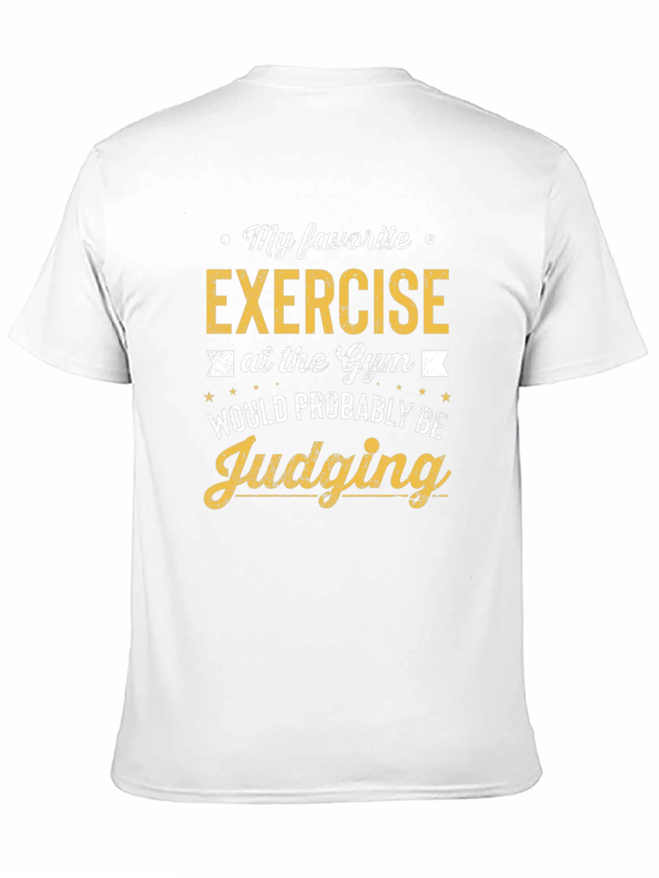 Black Gym Judging Exercise Graphic T-Shirt view 11