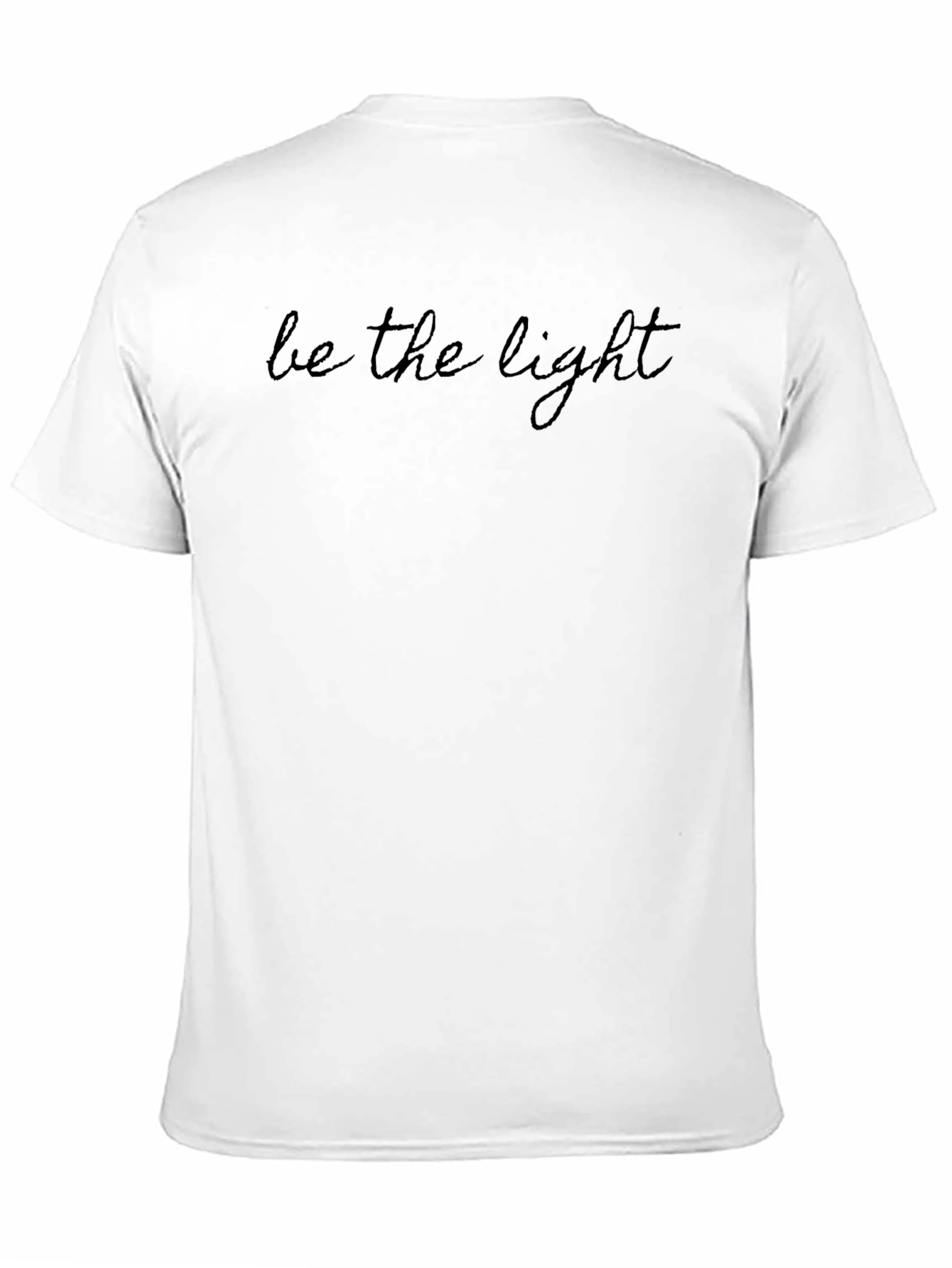 Black Be The Light Black Graphic Tee - Soft Cotton Blend view 11