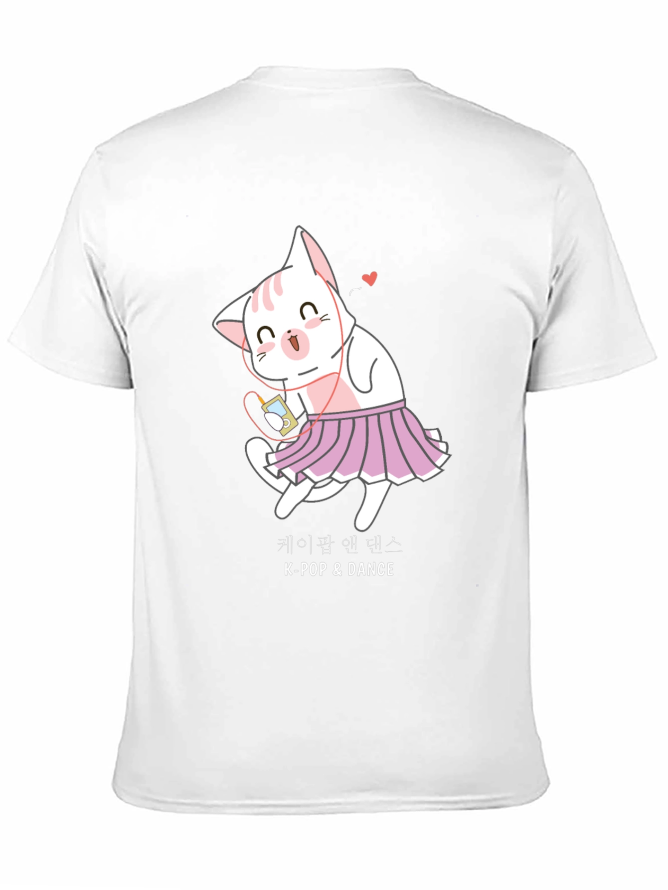 Black K-Pop Dance Cat T-Shirt view 11